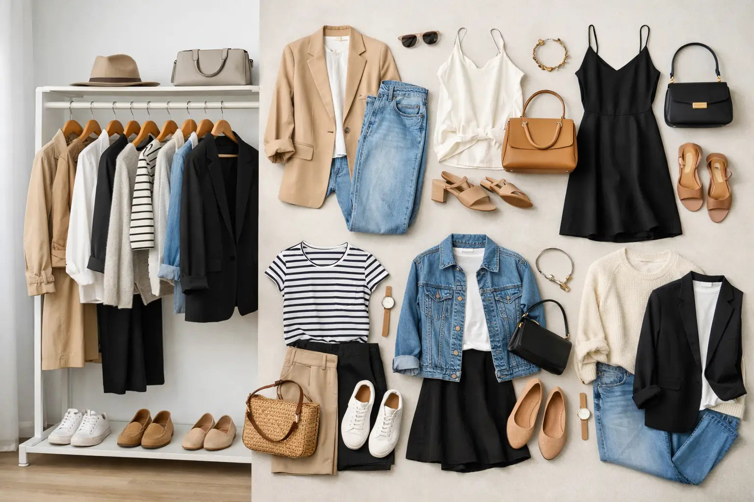 12 Capsule Wardrobe Outfit Examples