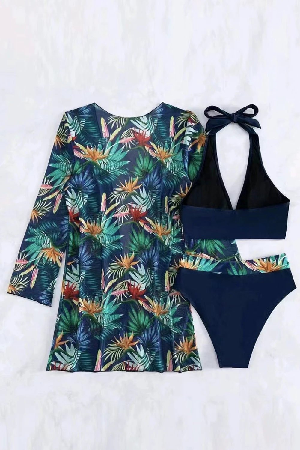 Rose Red Bikini Set