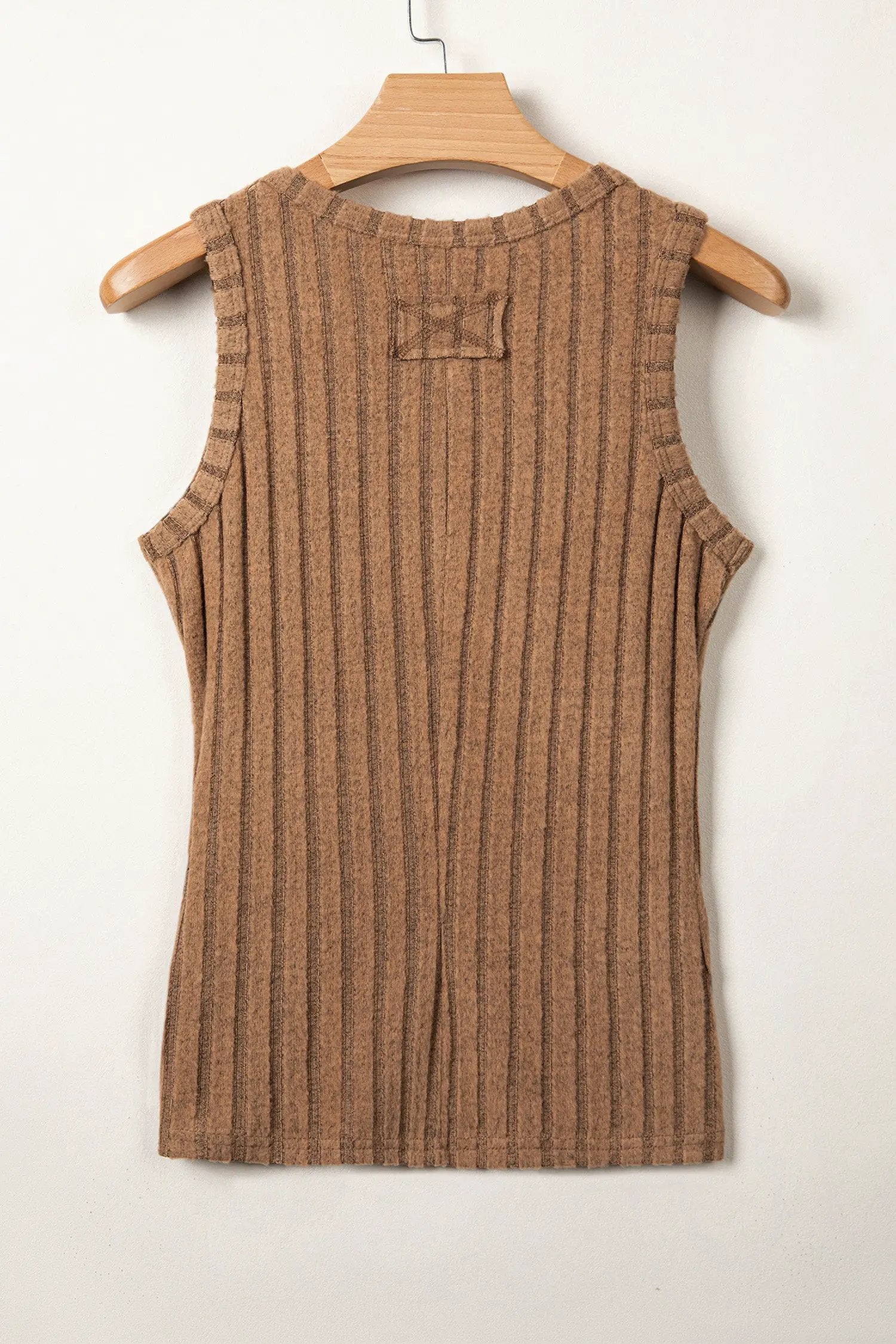 Purple Phalaenopsis slim ribbed mineral wash tank top with a flattering, slim silhouette for casual chic style
