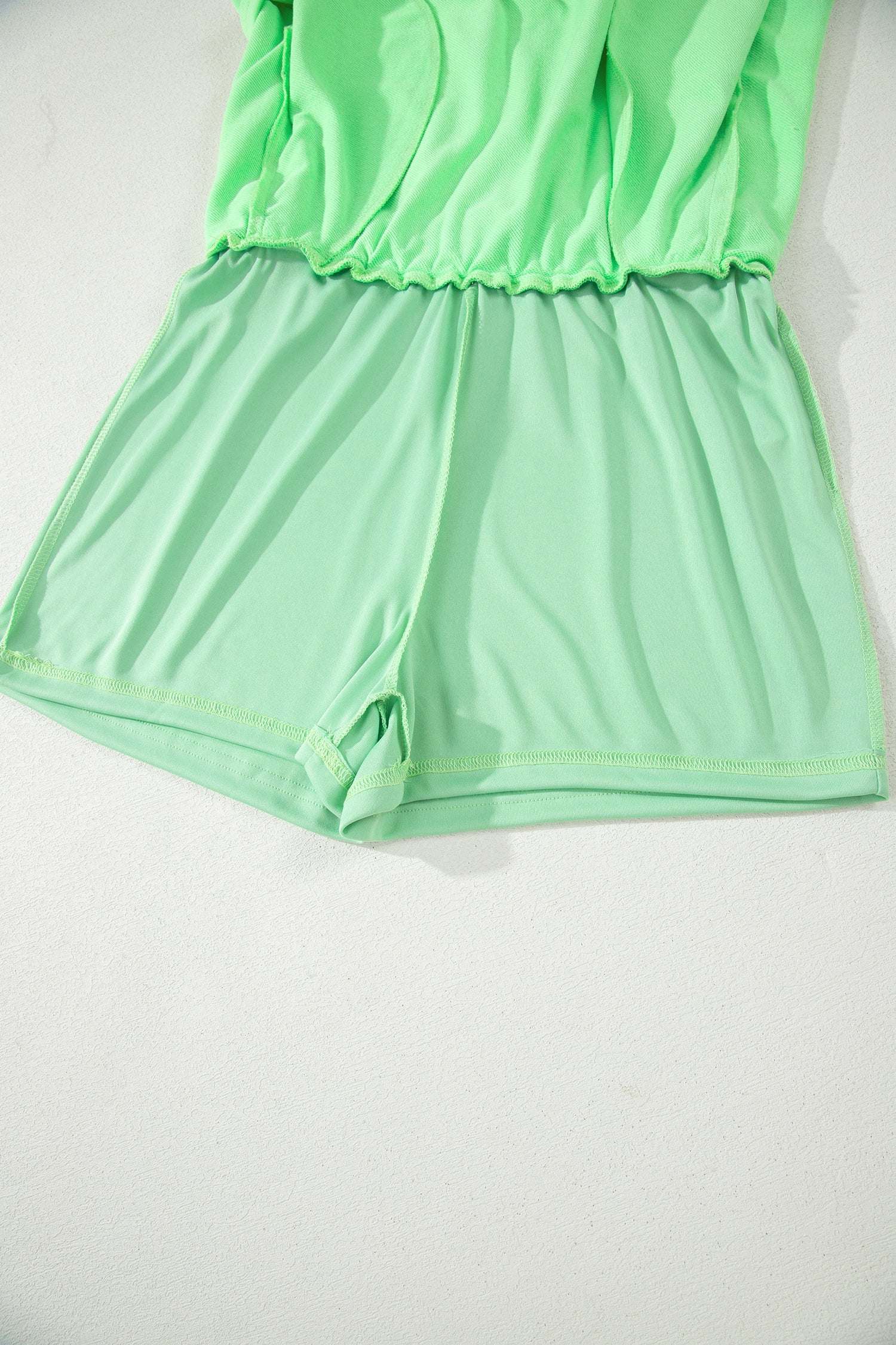 Ribbed Tank Top Mini Skort Set | Elastic Waist Vacation Outfit