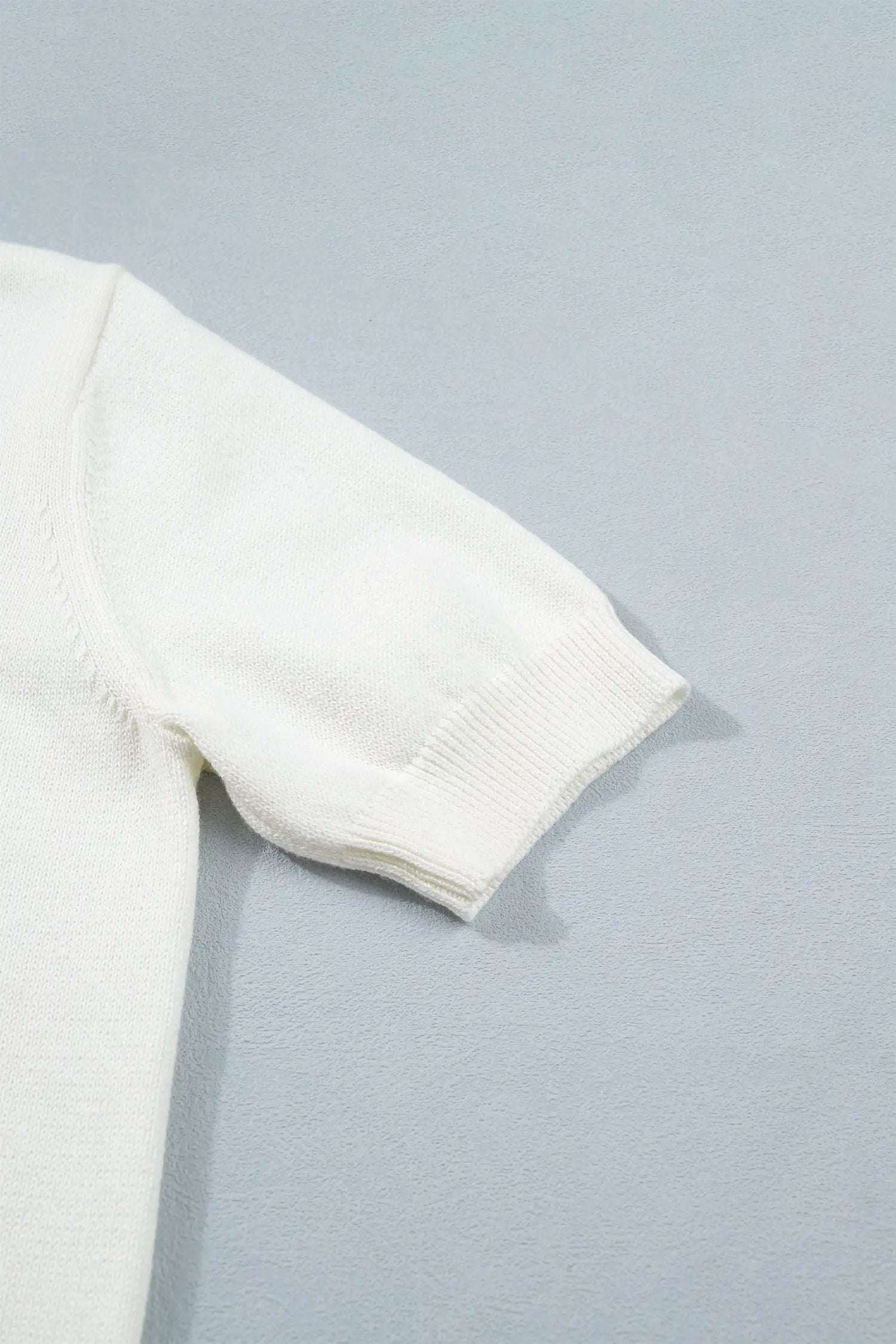 Dear-Lover Dropshipping White Wild West Horse Head Printed Short Sleeve Sweater - Sweaters & Cardigans/Short Sleeve Sweaters