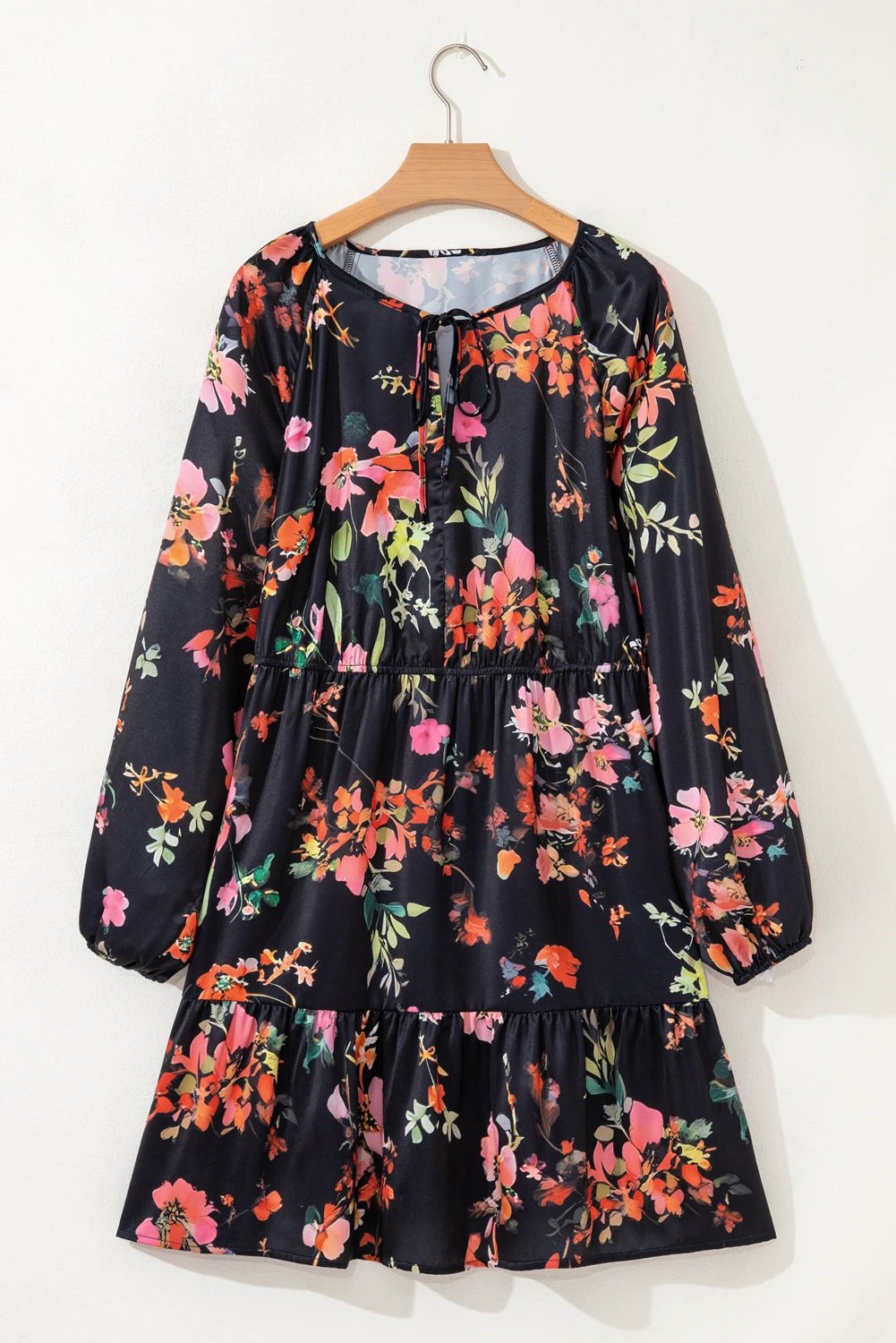Plus size floral dress