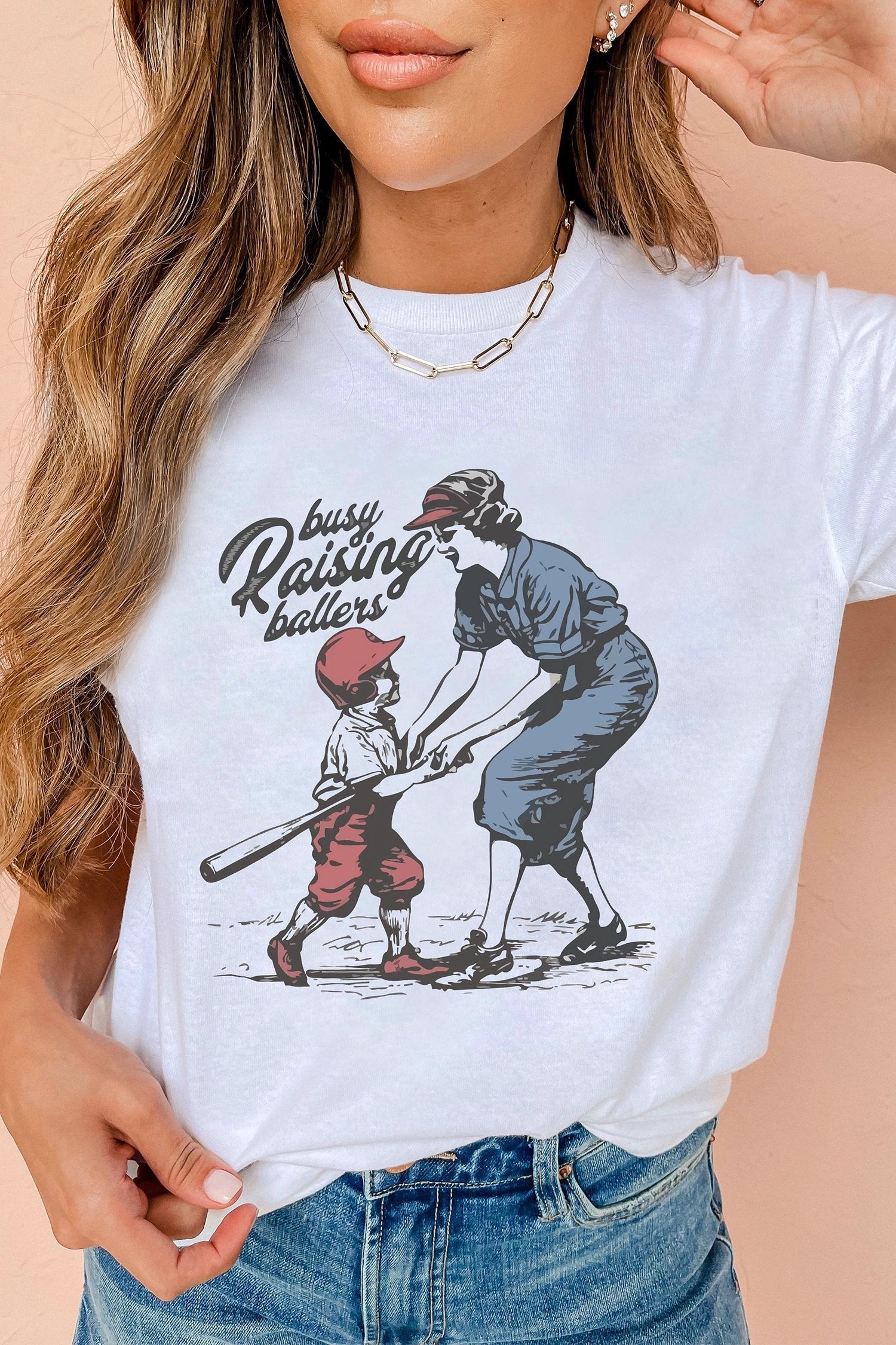Busy Raising Ballers tee