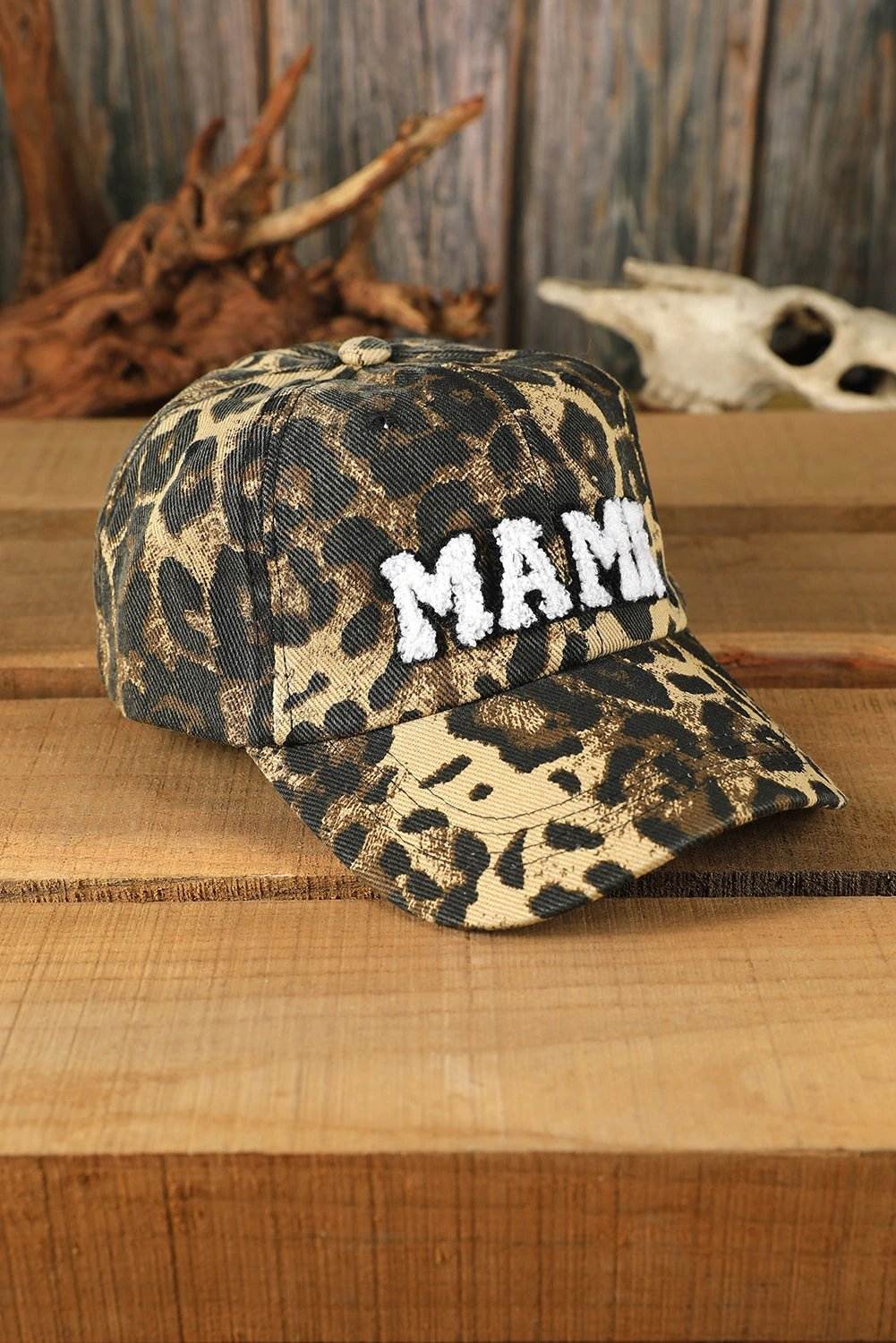 leopard mama embroidered leopard baseball cap for women casual everyday outfit