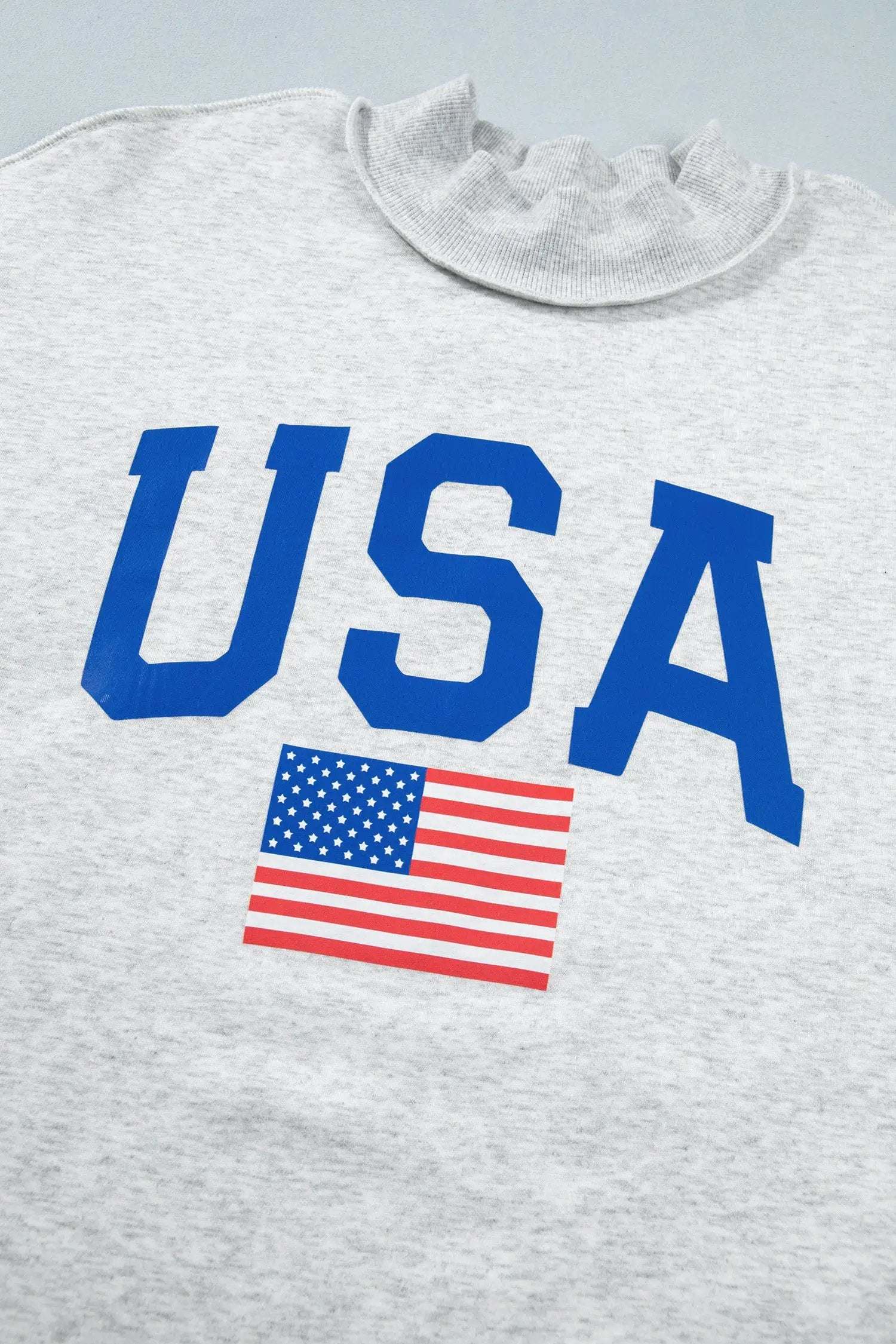 USA graphic sweatshirt | All-American Cozy Confidence -Stylish sweater