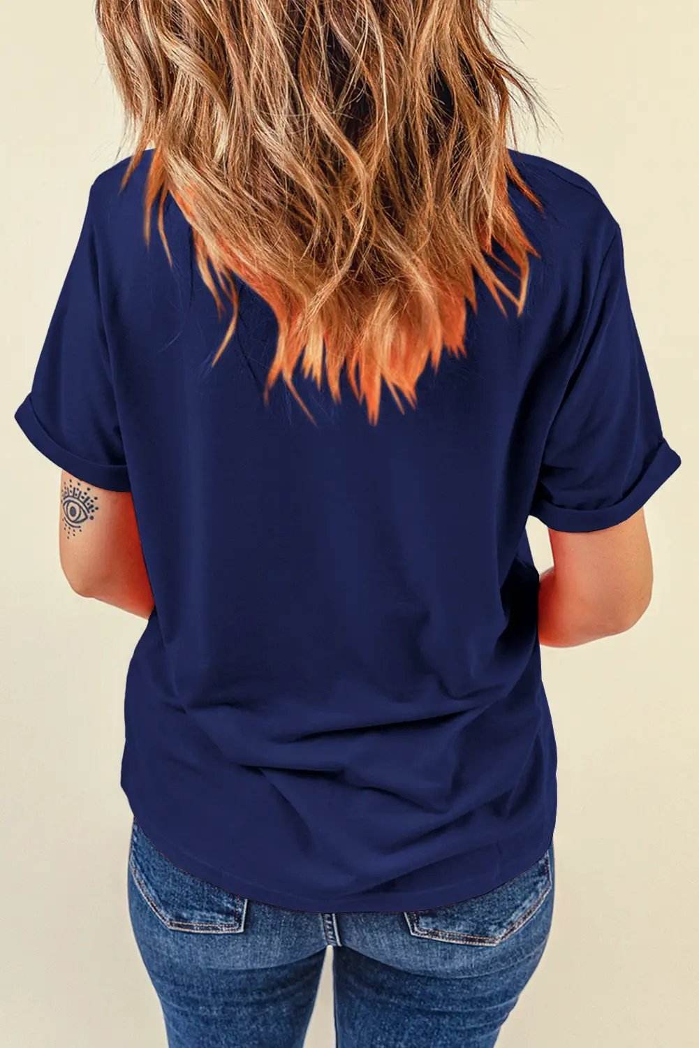 USA flag letters tee
