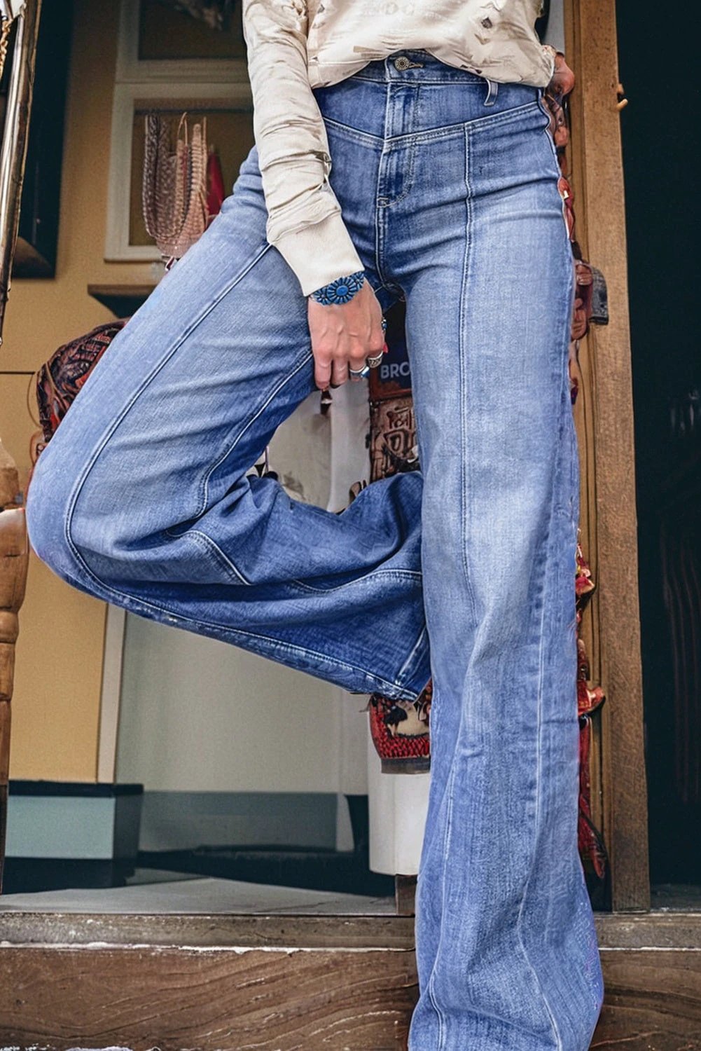 Tailored Center Seam Jeans