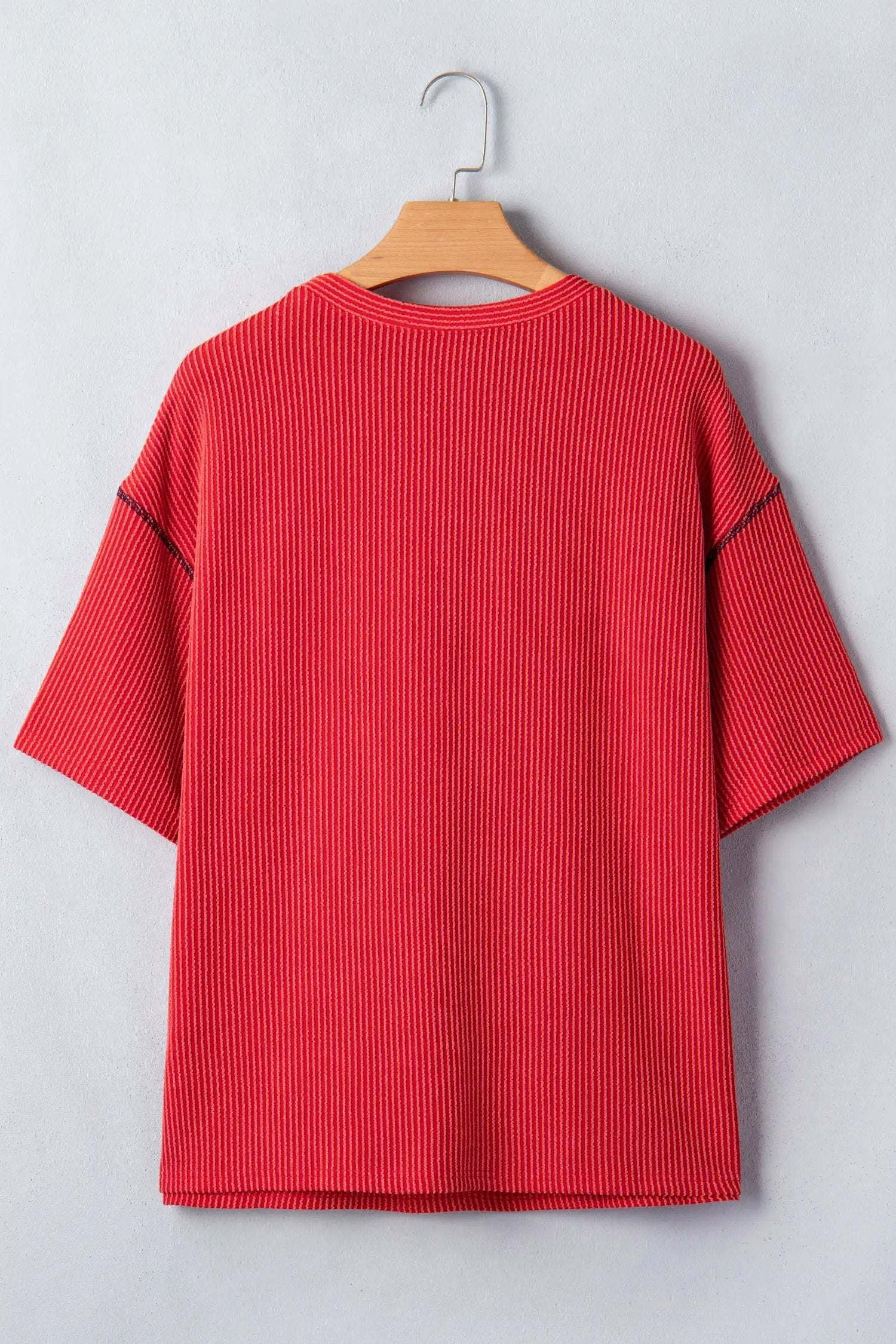 Oversized USA Graphic Ribbed Tee