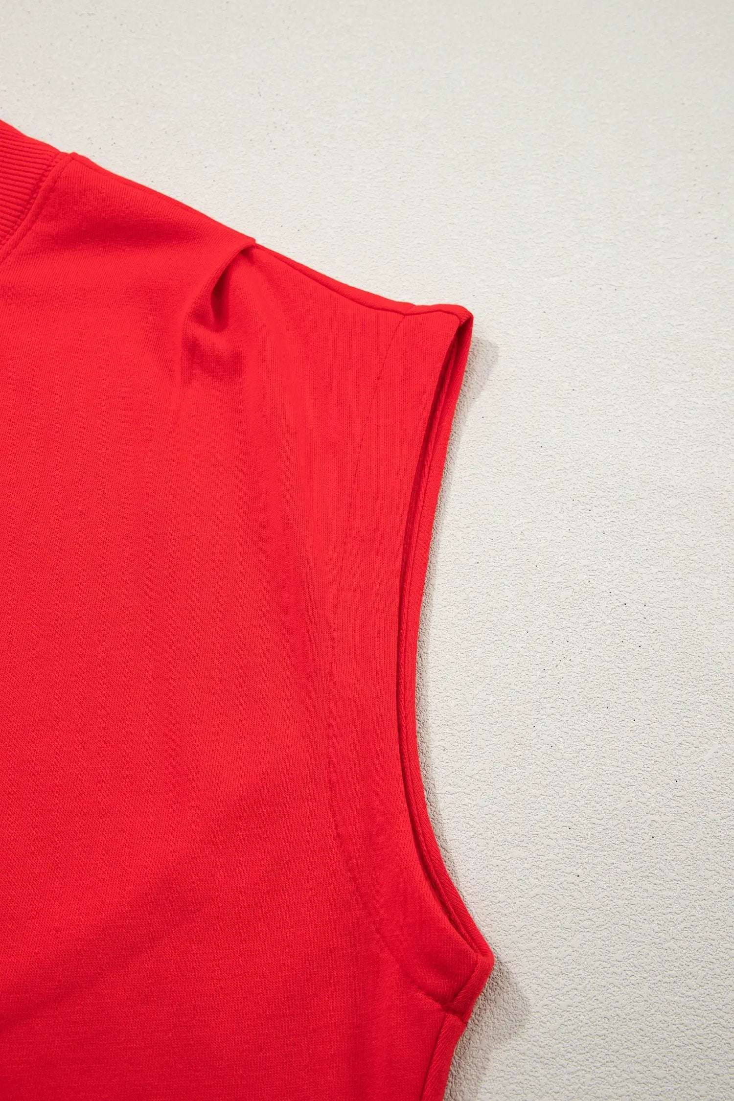 Dear-Lover Dropshipping Everyday Chic | High Neck Cap Sleeve Top Relaxed Fit Blouse - Blouses Tops/Tops & Tees