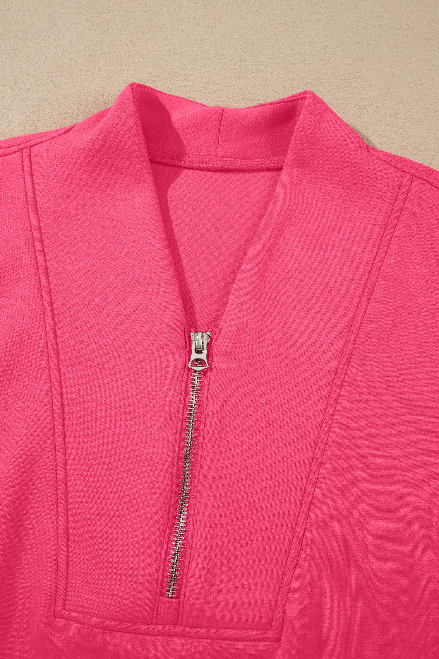 Quarter Zip Sleeveless Top Drawstring Shorts Casual Two-Piece Outfit — women's everyday bottoms | J&H Apparel