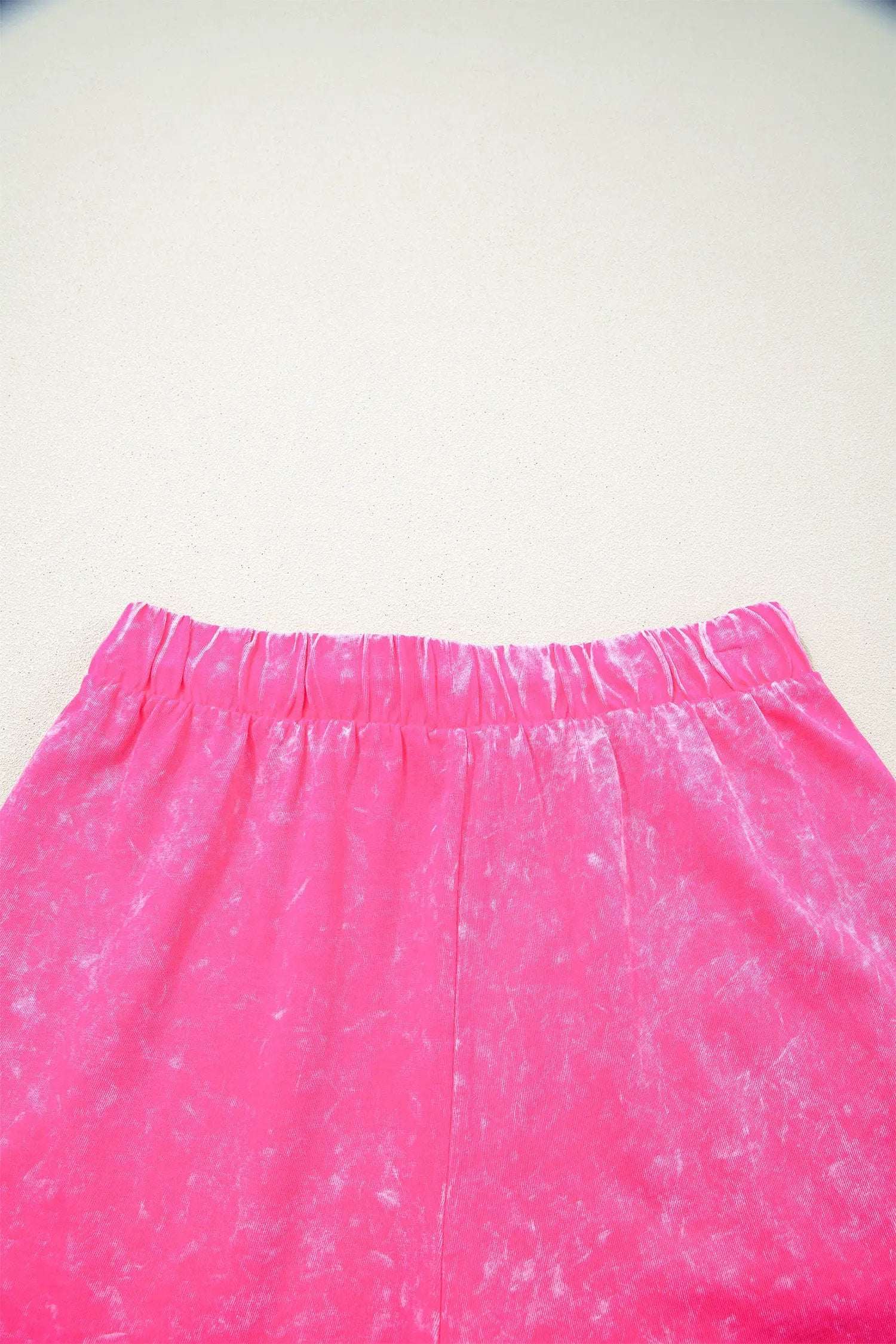 J&H Apparel Red Mineral Wash Cotton Short Set - Outfit Sets Two Piece Sets/Short Sets