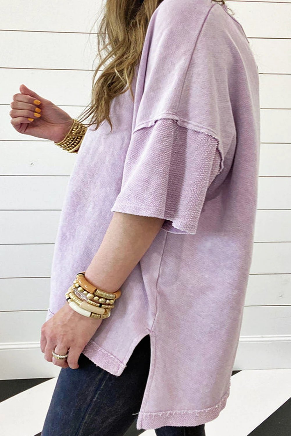Plus Size Oversized Mineral Wash Tee