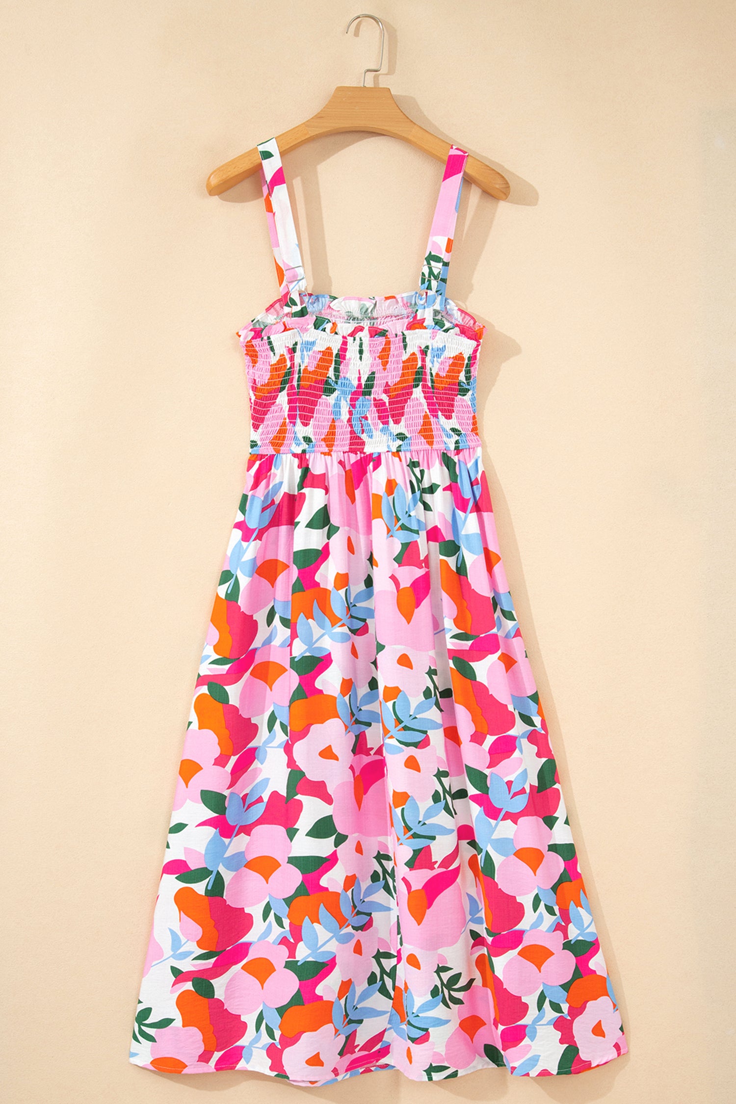Adjustable-Strap Smocked Dress — everyday dress for women | J&H Apparel
