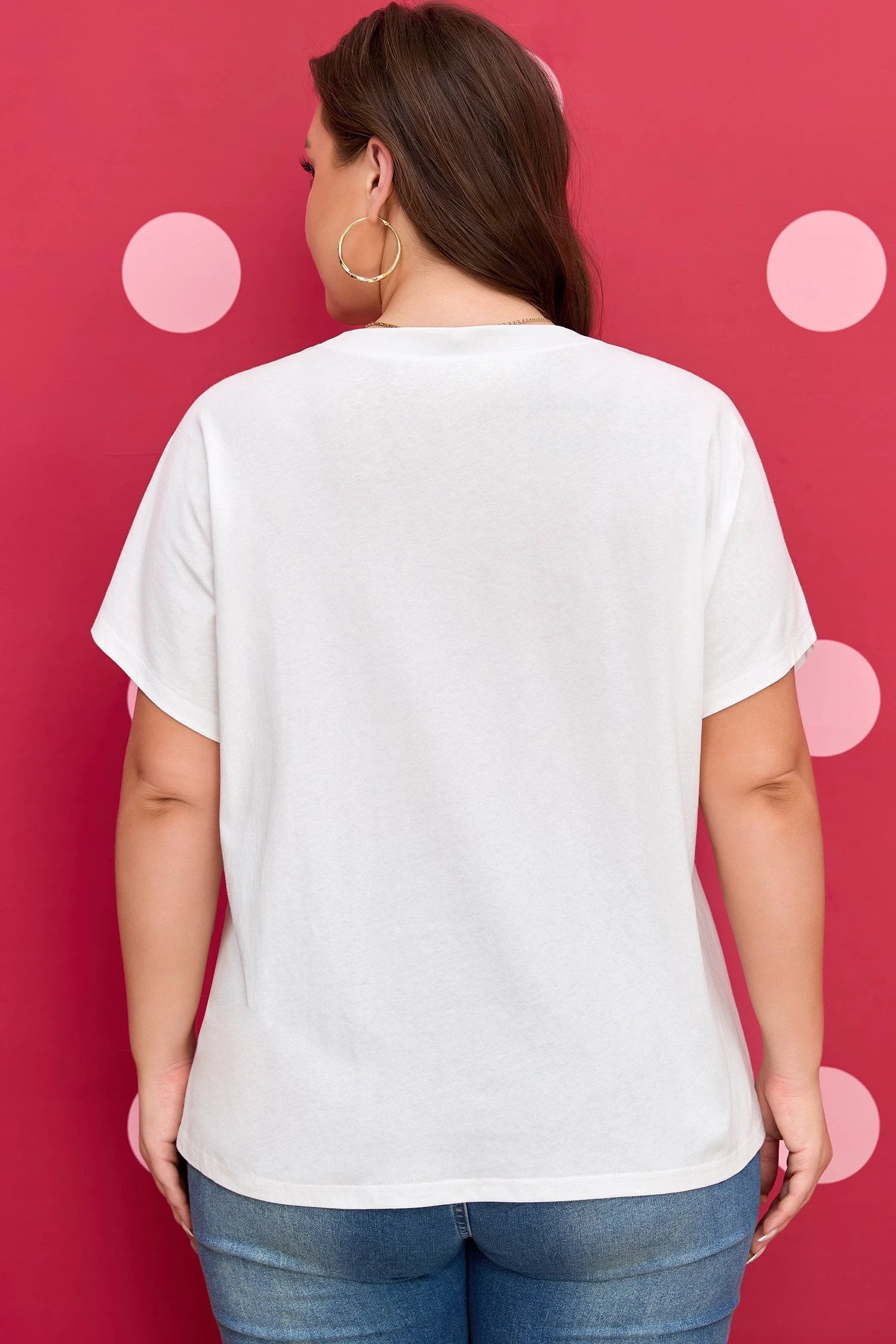plus size leopard bow tee
