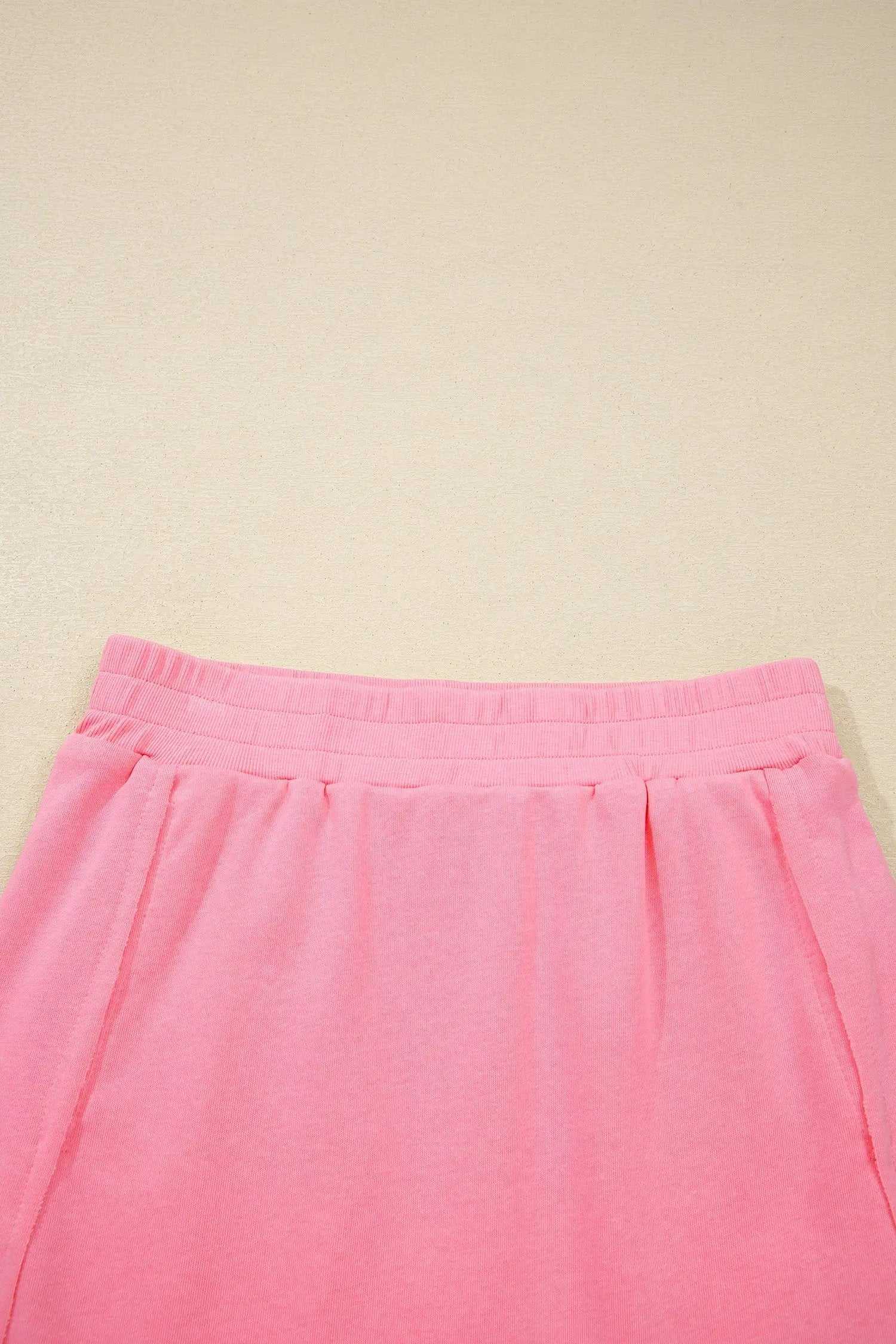 Ribbed Tank Top Mini Skort Set with elastic waist vacation outfit