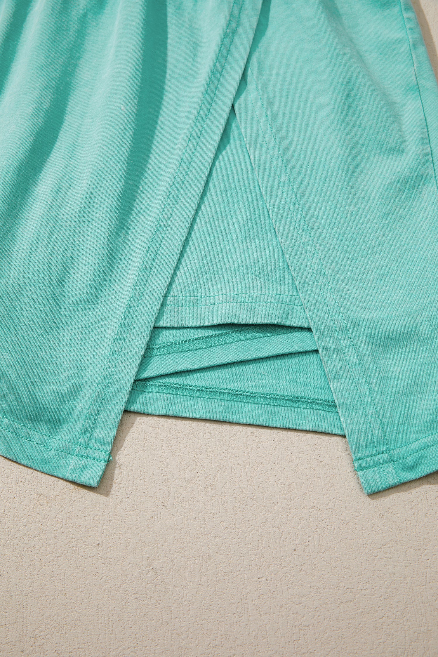 Mineral Wash V Neck Tee with Ribbed Trim — women's casual tee | J&H Apparel