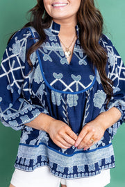 plus size floral blouse