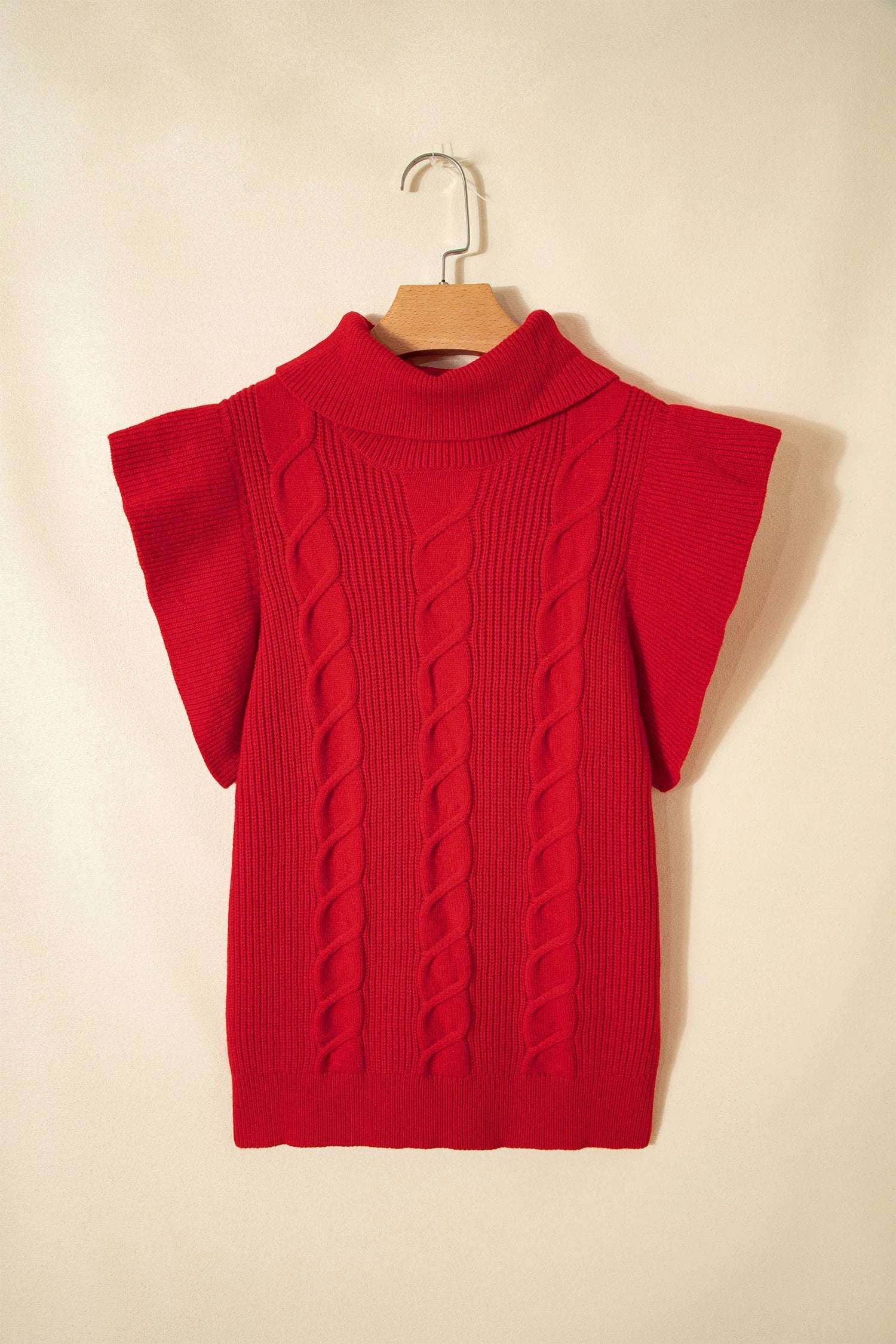 jet stream cable knit turtleneck sweater for women casual everyday outfit