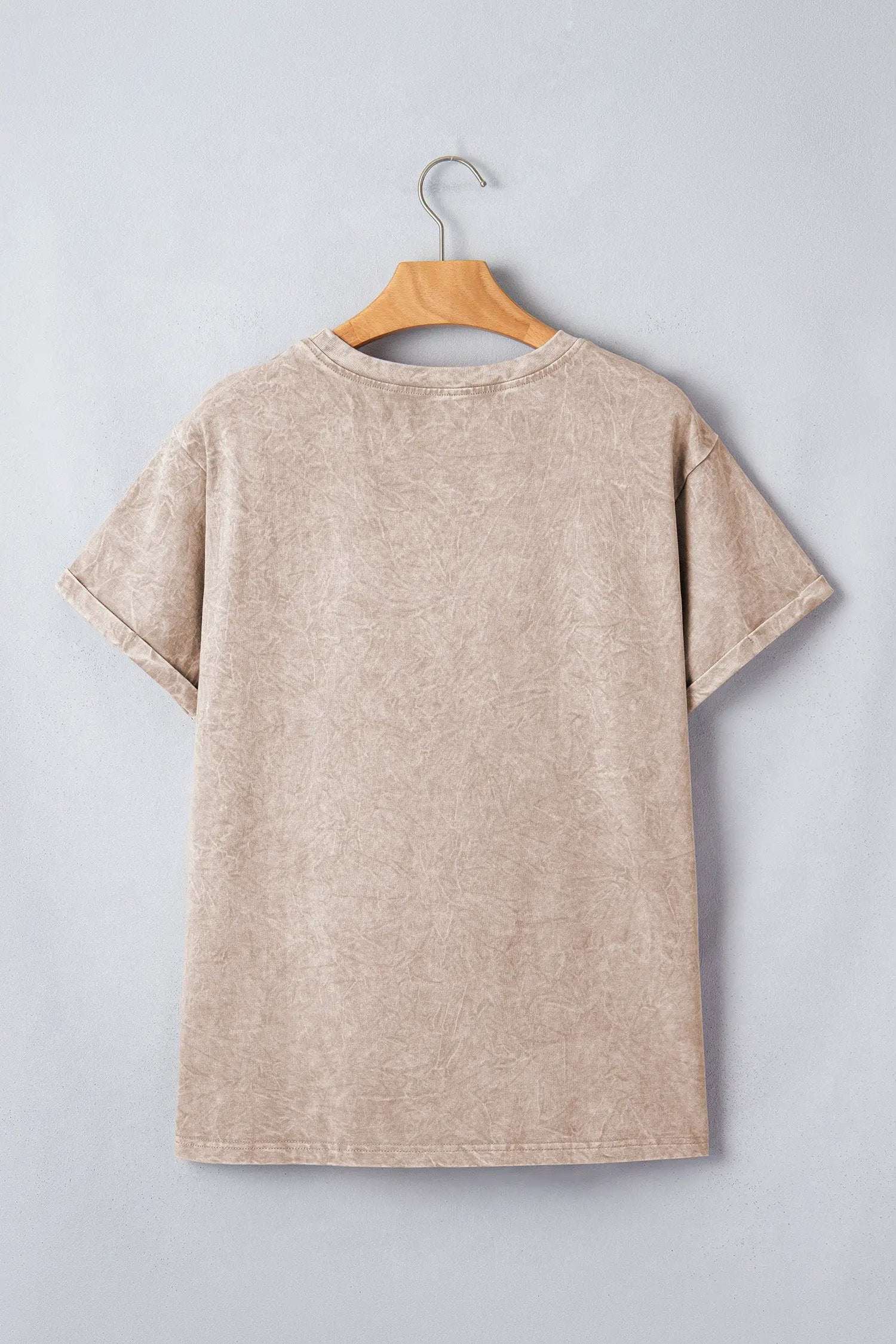 Dear-Lover Dropshipping Casual saved by grace Mineral Washed Cotton T Shirt - T-Shirts Graphic/Graphic Tees
