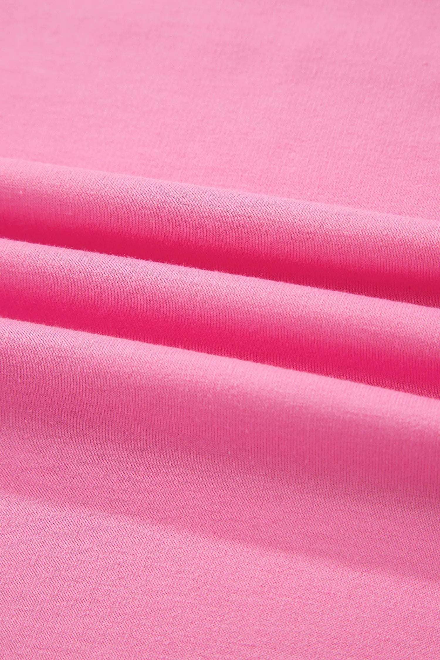 Pink Mom Chic V-neck short sleeve top with drawstring shorts two-piece set