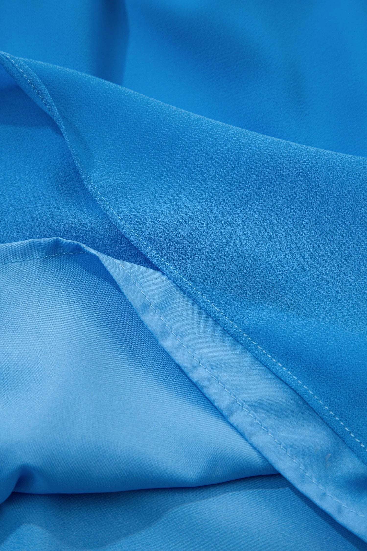 blue half buttons collared elastic waist sleeveless shirt dress for women casual everyday outfit
