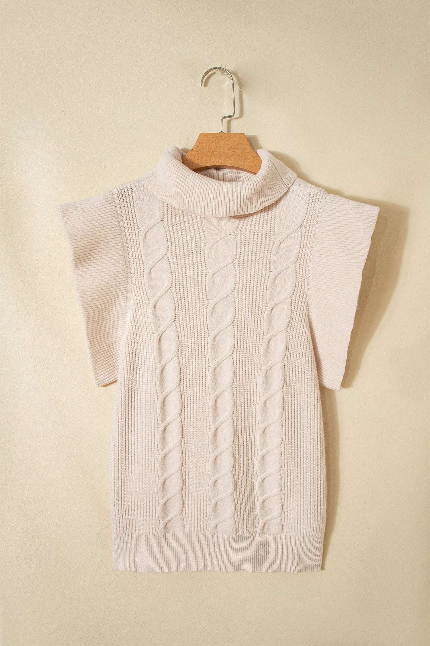 jet stream cable knit turtleneck sweater for women casual everyday outfit