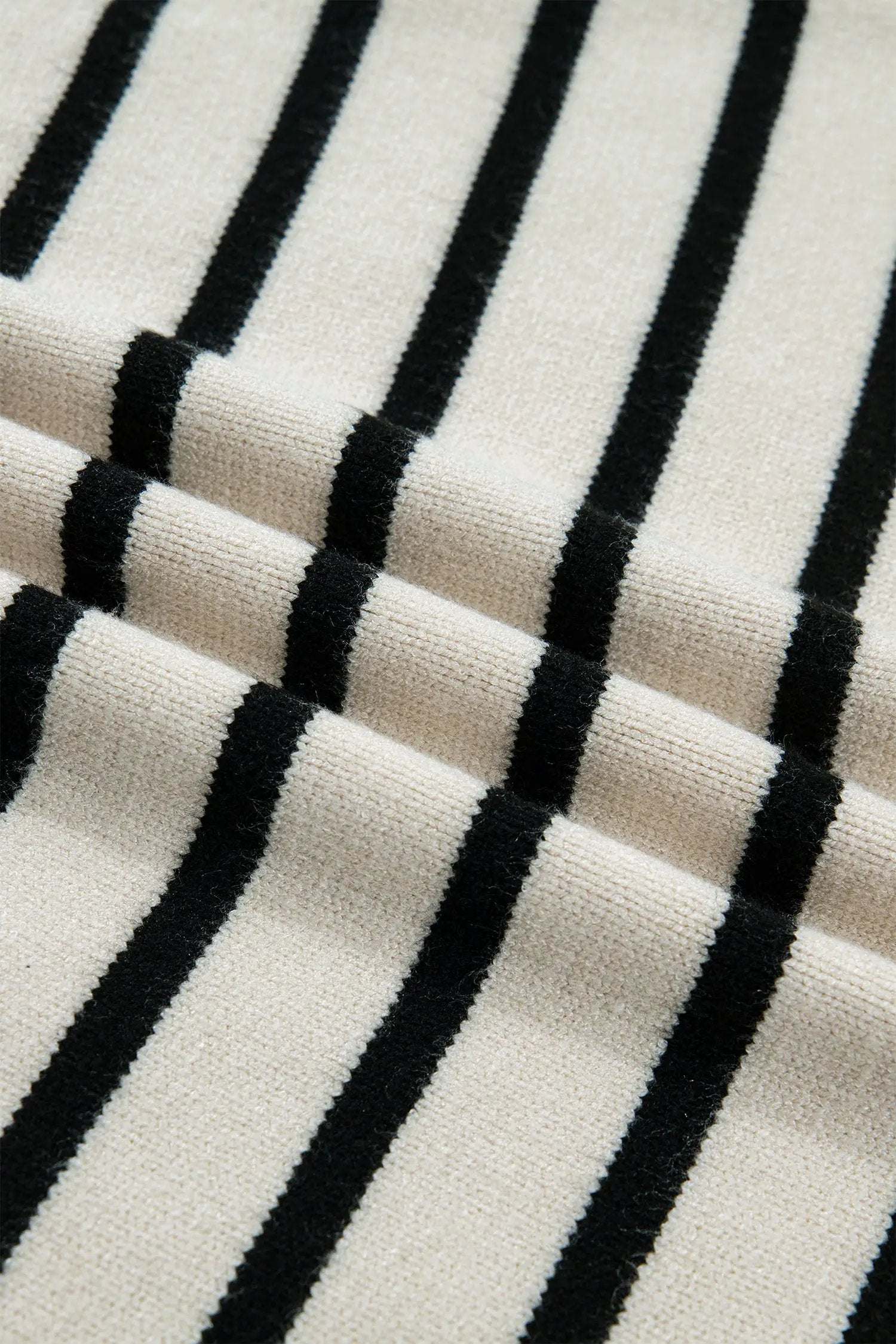 Dear-Lover Dropshipping Black Stripe Bow Applique Short Sleeve Sweater - Sweaters & Cardigans/Short Sleeve Sweaters