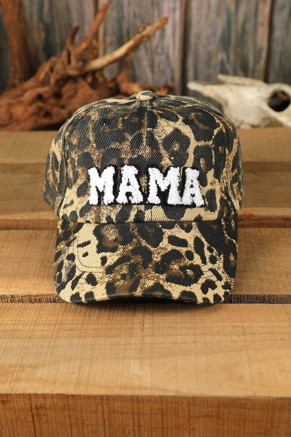 leopard mama embroidered leopard baseball cap for women casual everyday outfit