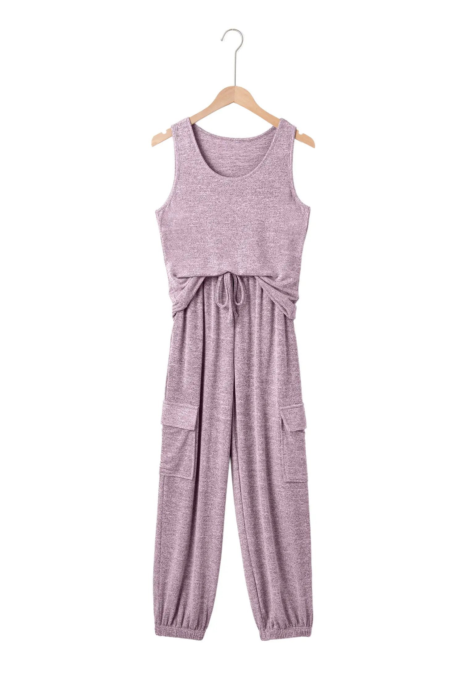 J&H Apparel Orchid Bouquet Casual Tank Top Drawstring Jogger Pants 2pcs Outfit - Outfit Sets Two Piece Sets/Pant Sets