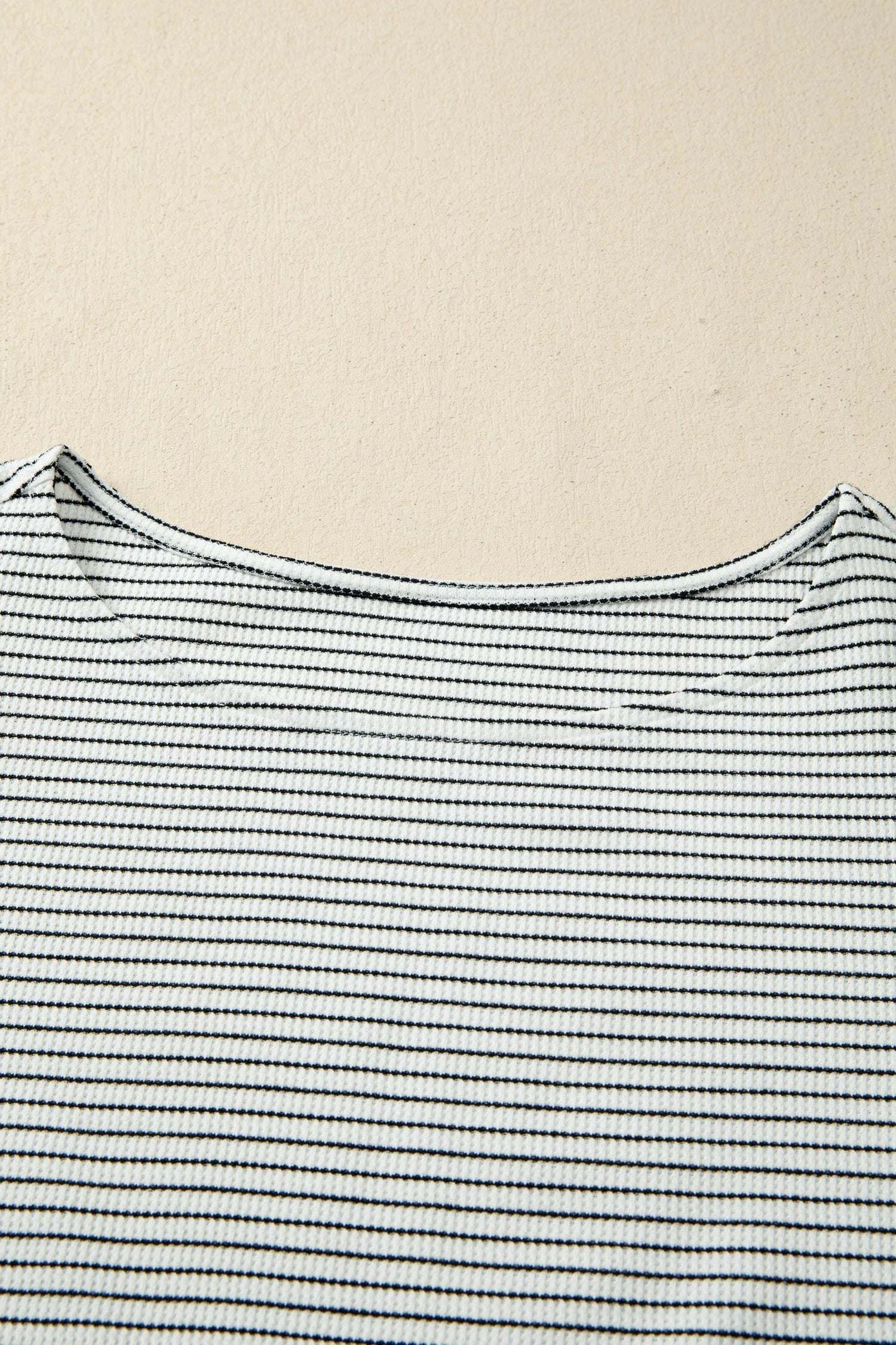 black stripe contrasted ruffle trim casual tank top for women casual everyday outfit
