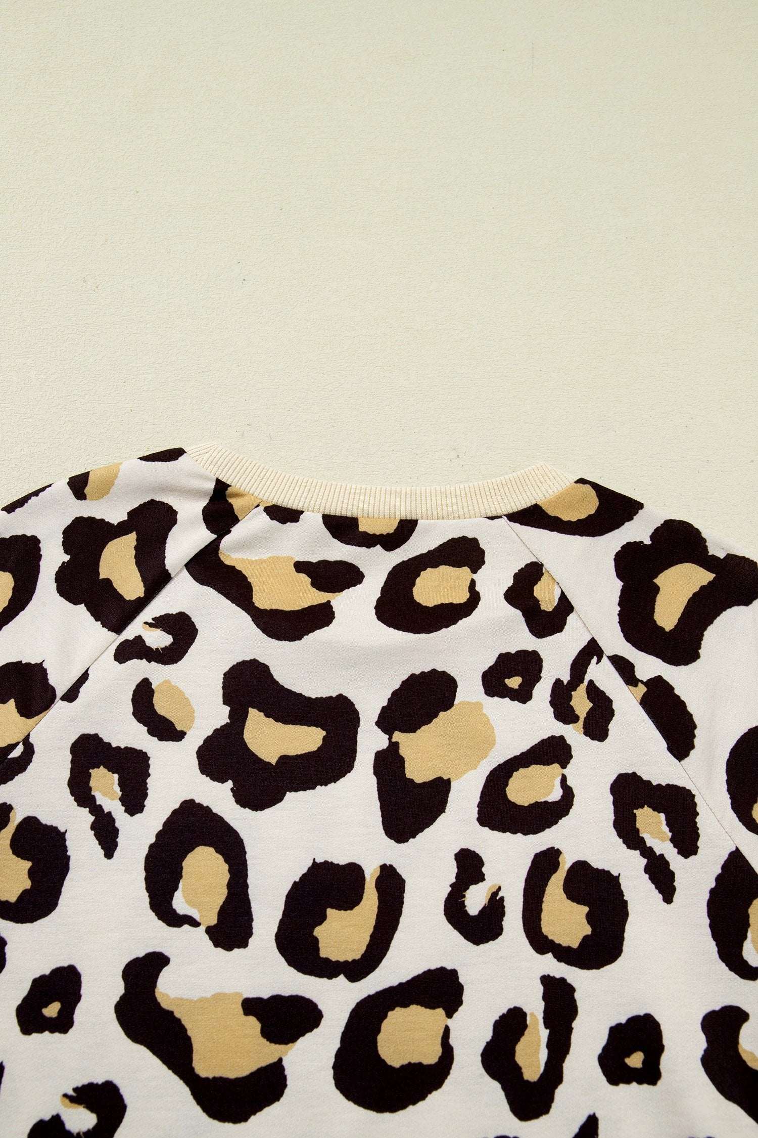khaki leopard long sleeve shift t shirt dress with pockets for women casual everyday outfit
