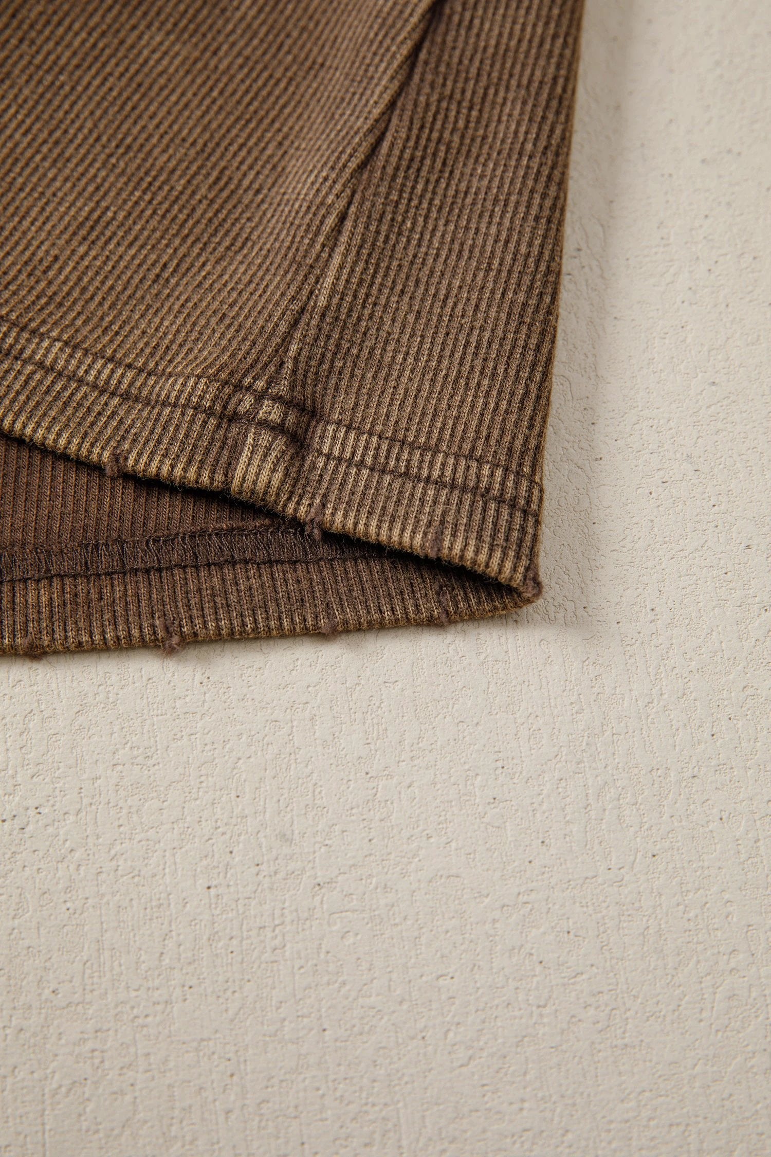 coffee vintage distressed ribbed mineral wash tank top for women casual everyday outfit