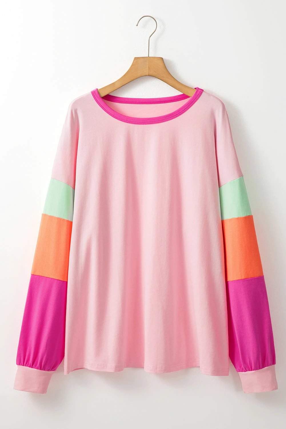 colorblock patchwork tunic