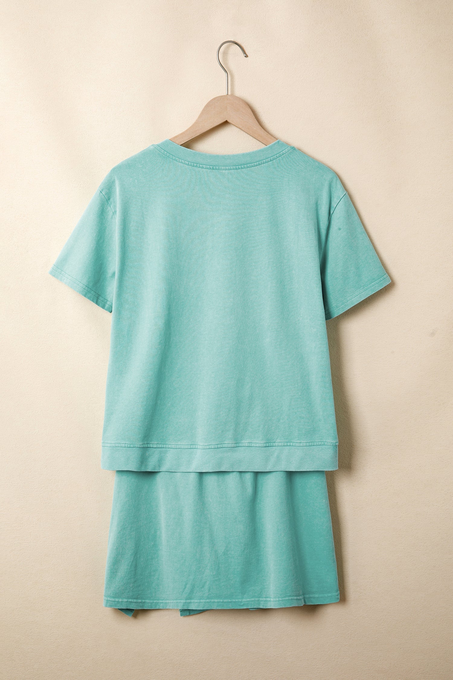 mineral wash tee and skort set