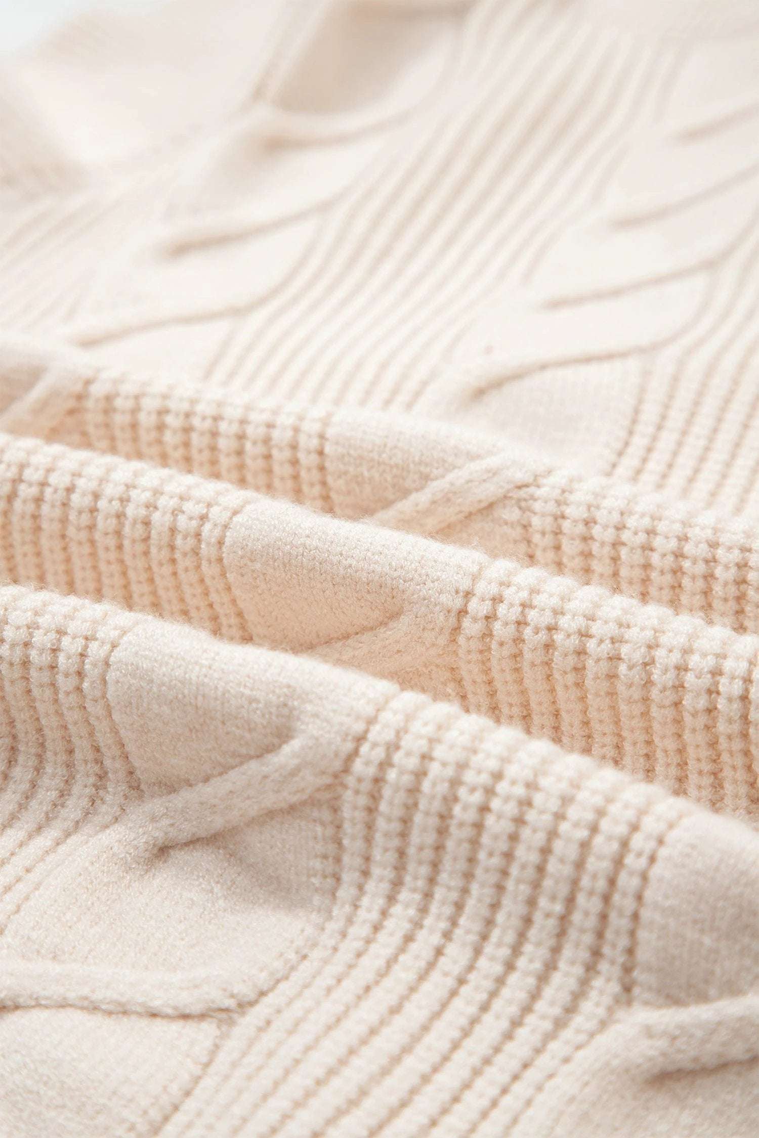 jet stream cable knit turtleneck sweater for women casual everyday outfit