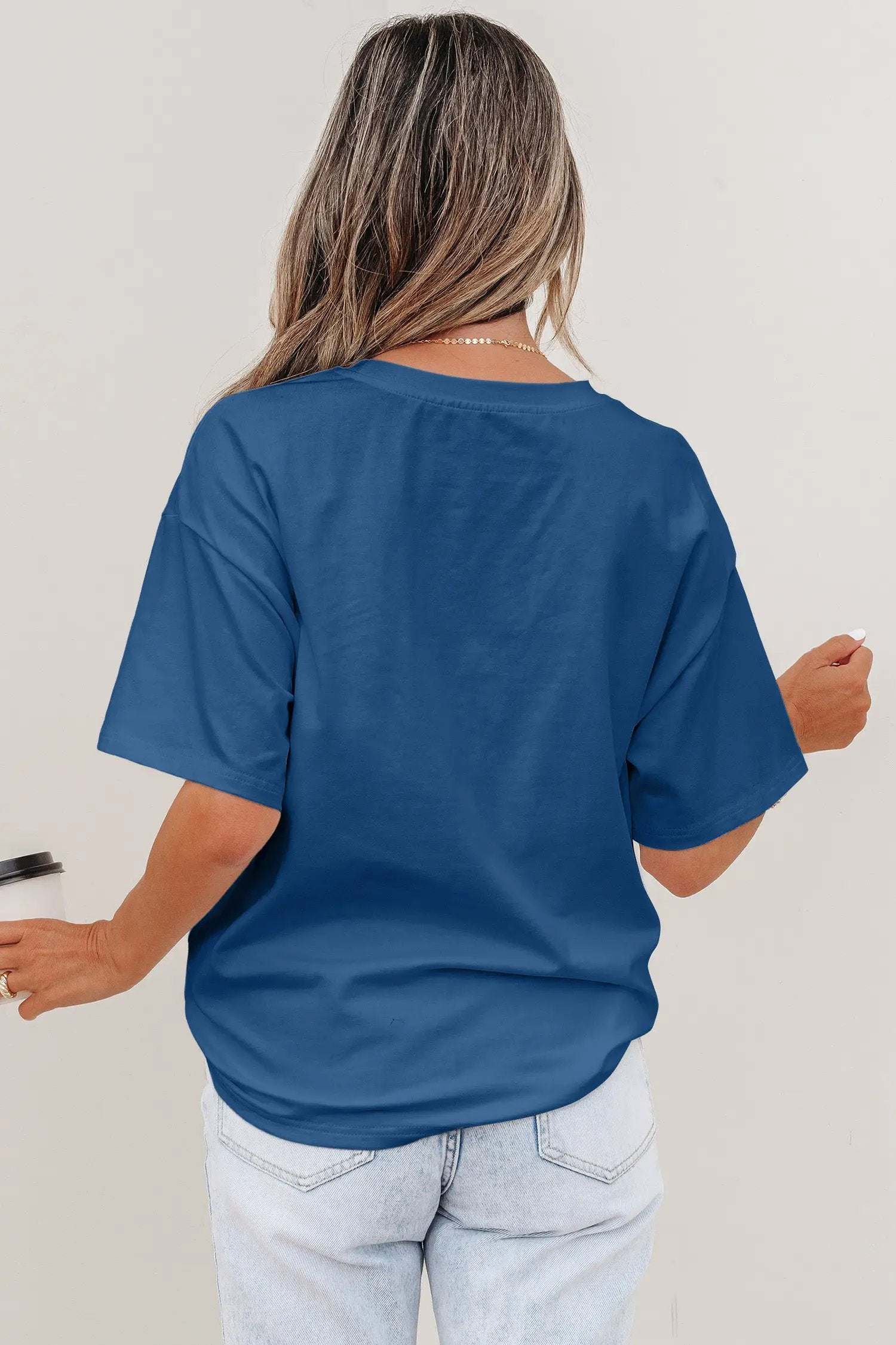color block patch pocket tee