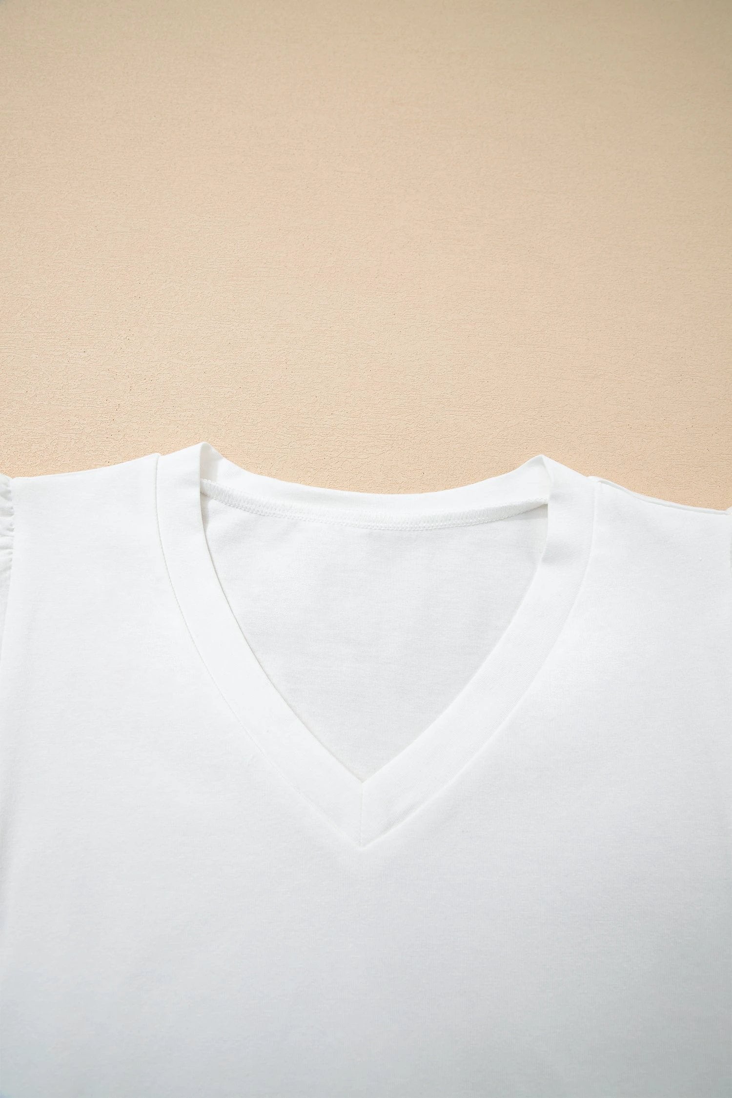 eyelet flutter sleeve tee