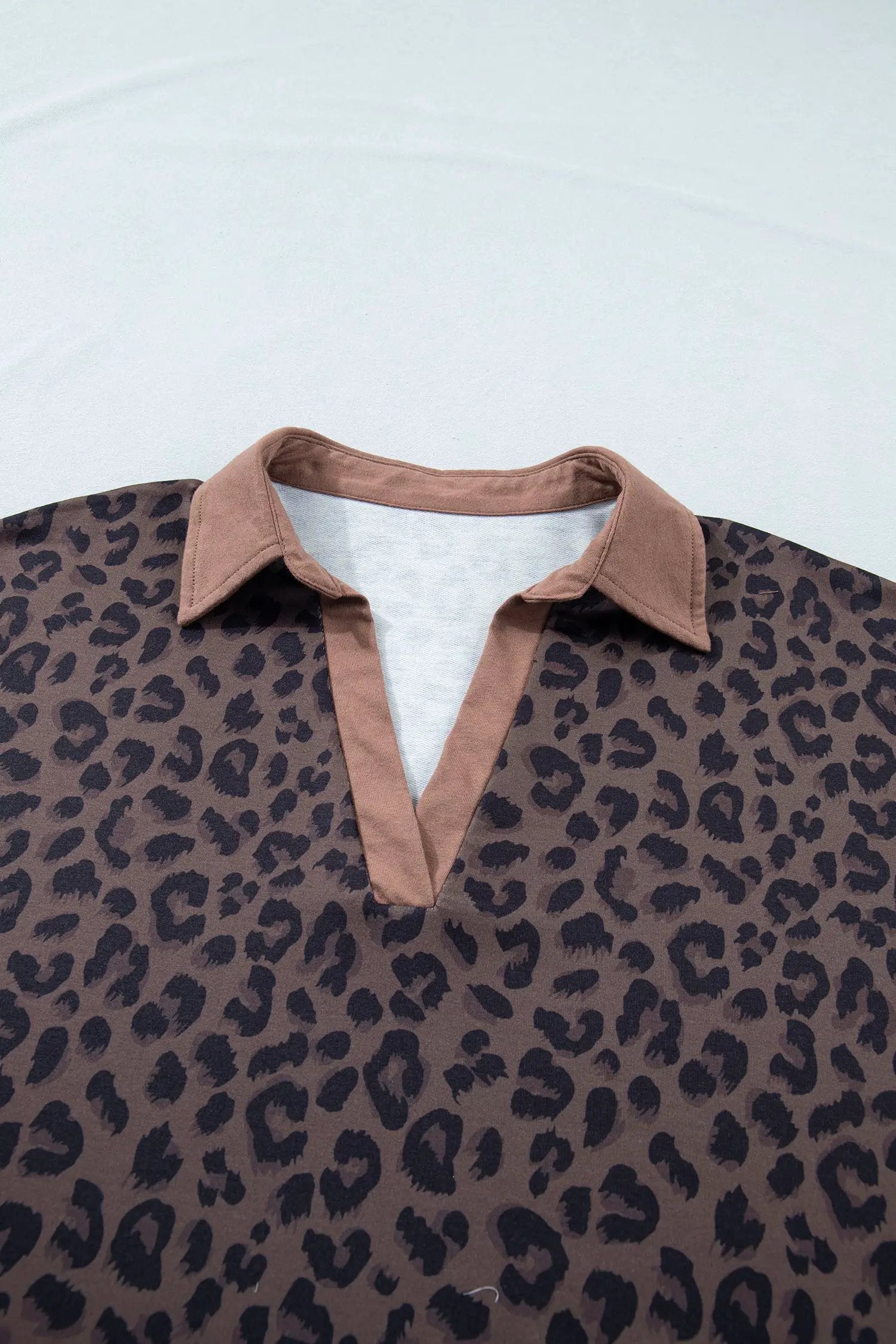 plus size leopard print lounge set