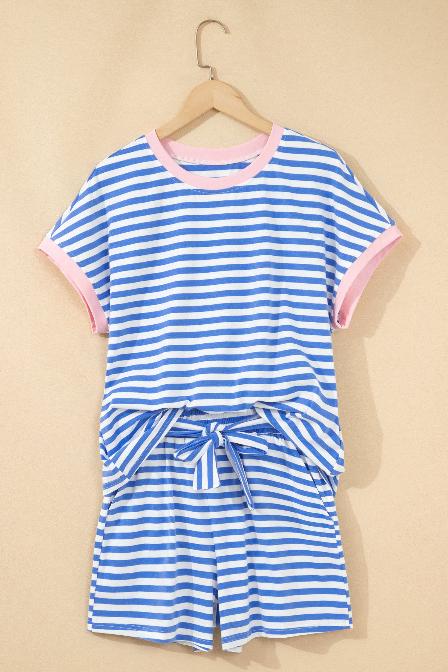 Crew Neck Tee and Knot Shorts — women's everyday shorts | J&H Apparel