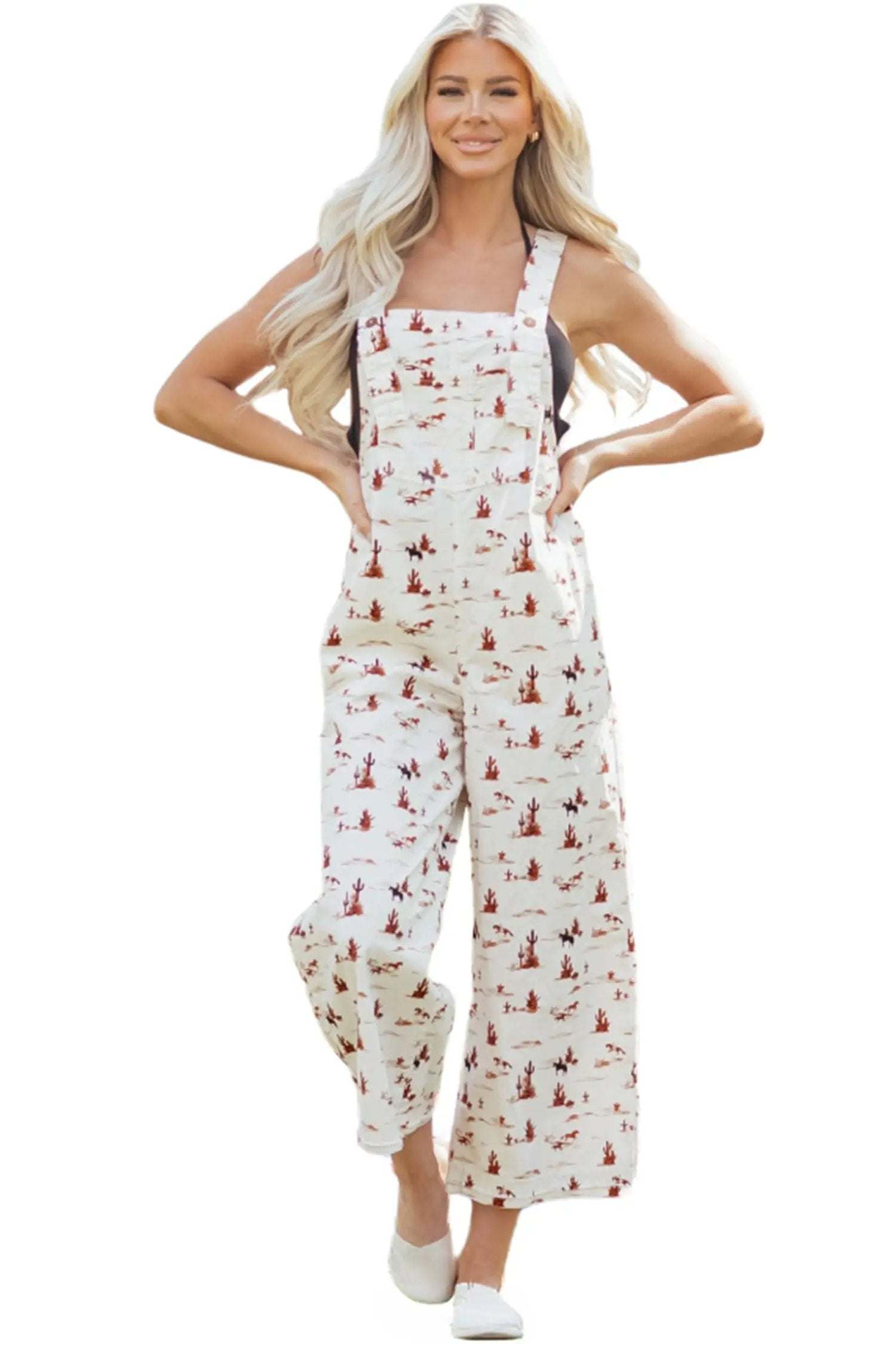 wide leg denim overalls