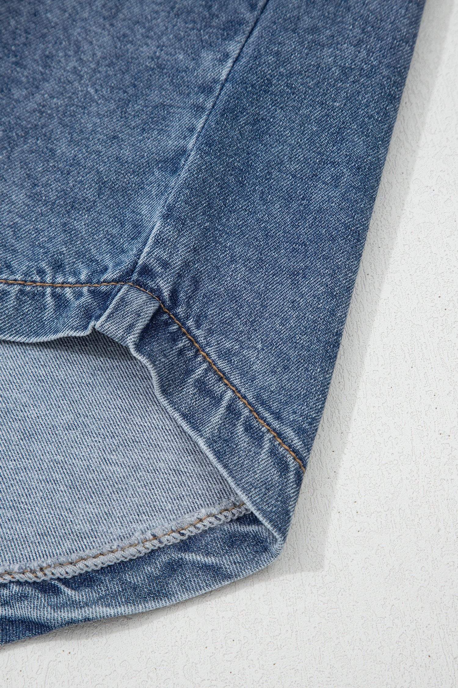  vintage denim shirt for women casual everyday outfit