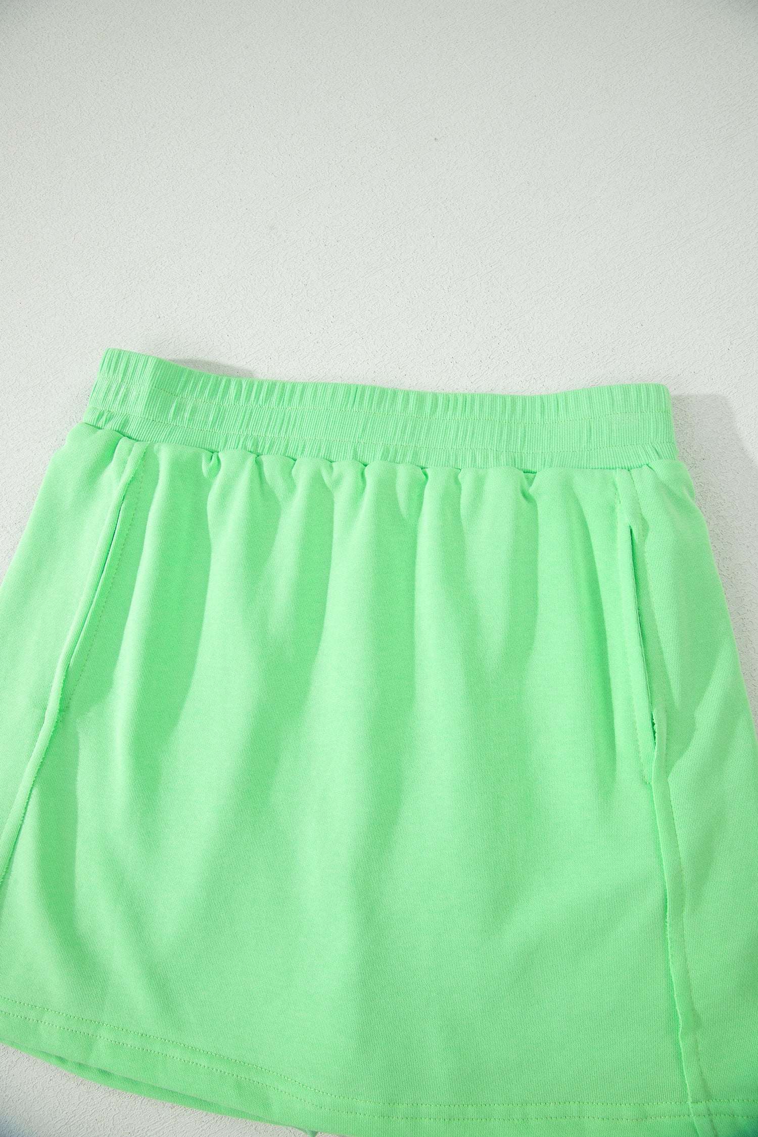Ribbed Tank Top Mini Skort Set | Elastic Waist Vacation Outfit