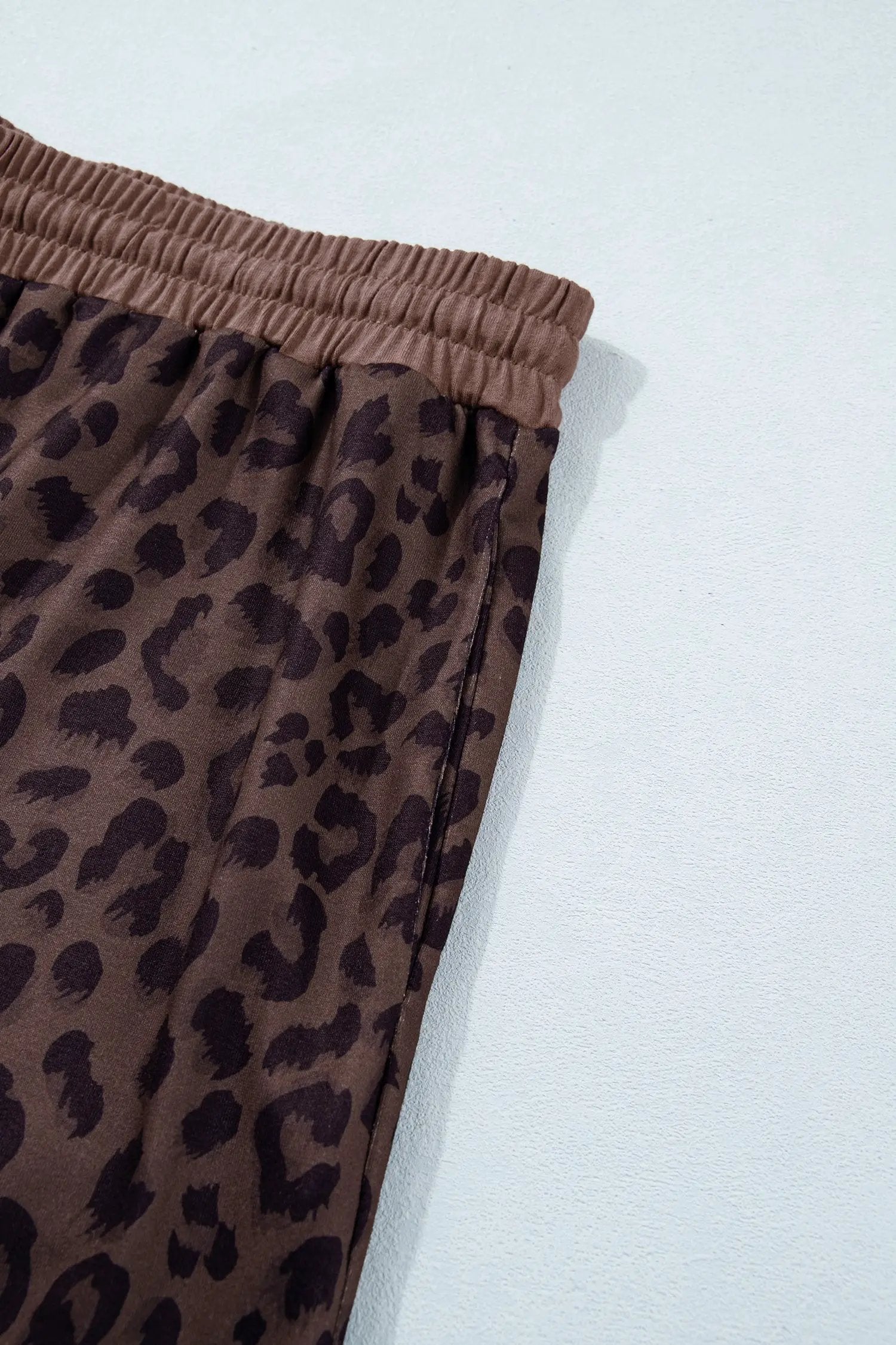 plus size leopard print lounge set