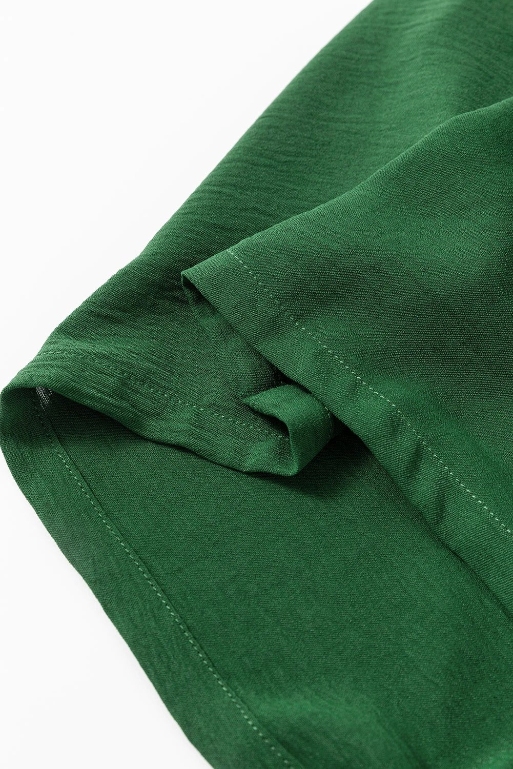 green casual pocketed smocked sleeveless romper for women casual everyday outfit