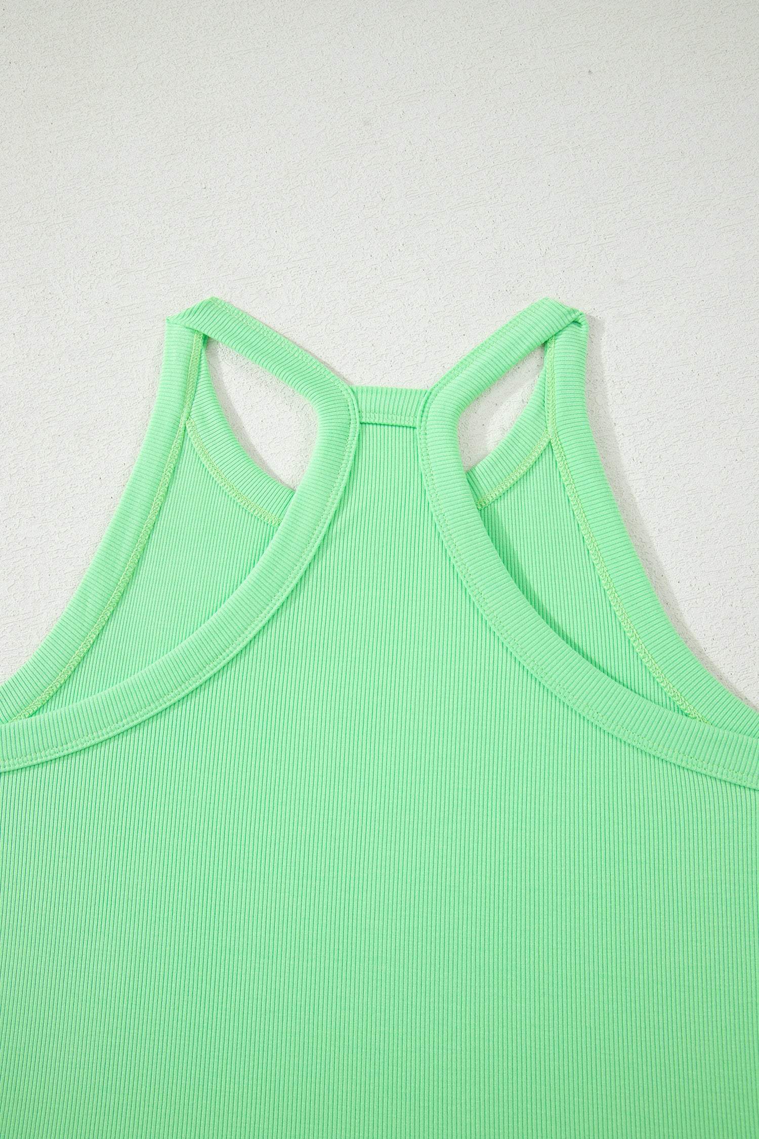 Ribbed Tank Top Mini Skort Set | Elastic Waist Vacation Outfit