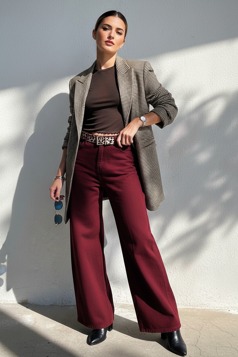 Straight Leg Loose Fit High-Waisted Jeans