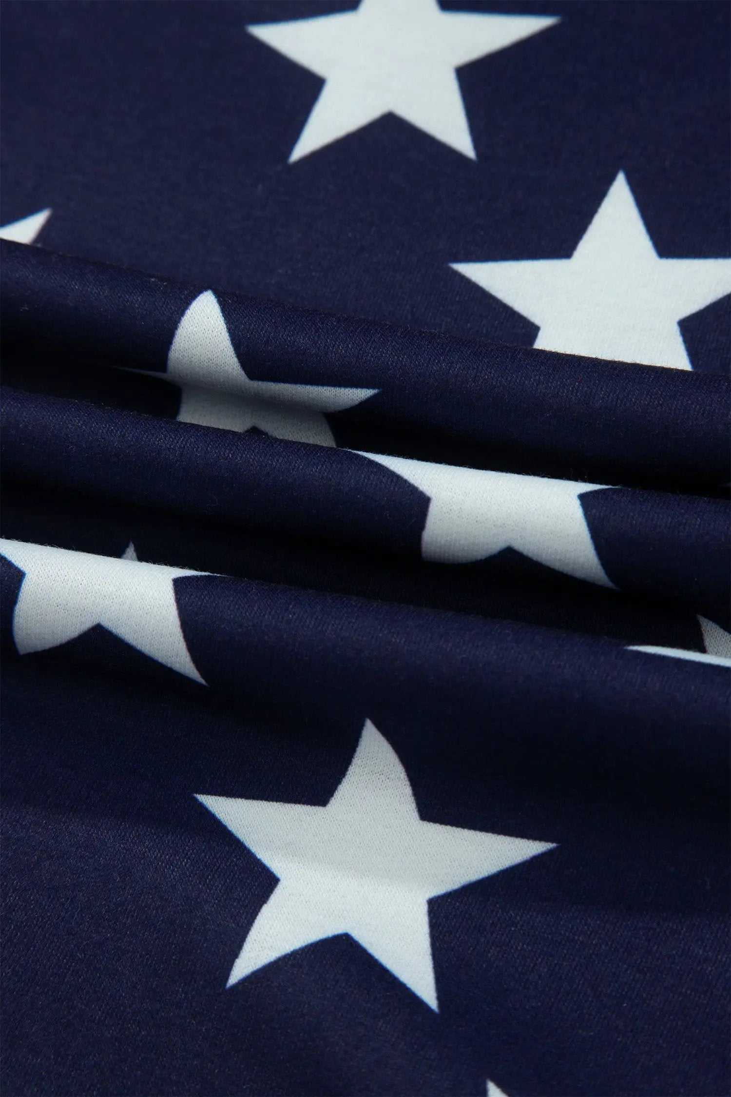 Oversized American Flag Sweatshirt with zipped collar patriotic casual top