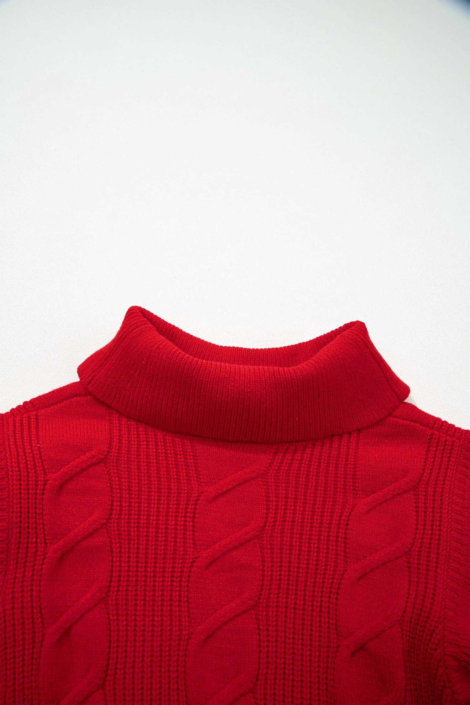 jet stream cable knit turtleneck sweater for women casual everyday outfit