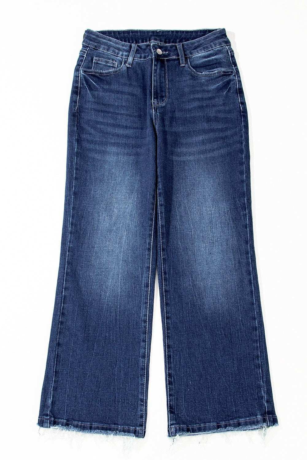 High-Waist Flared Jeans