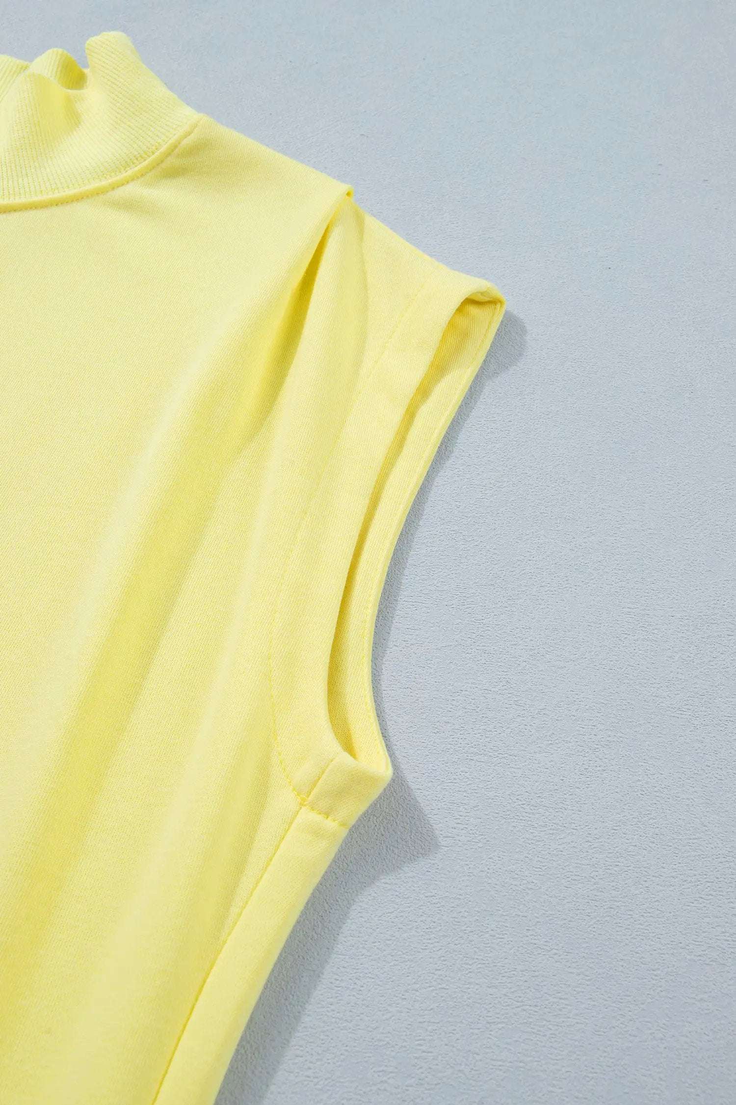 Dear-Lover Dropshipping Everyday Chic | High Neck Cap Sleeve Top Relaxed Fit Blouse - Blouses Tops/Tops & Tees